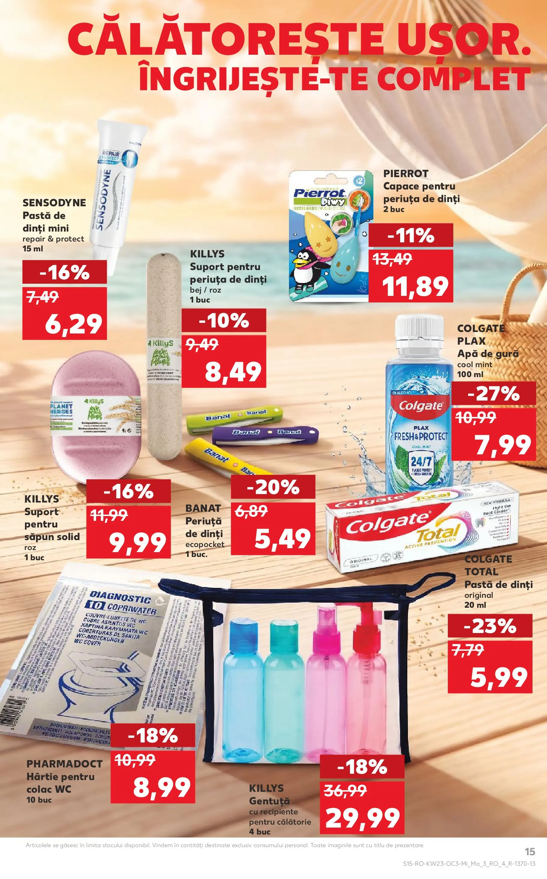 Kaufland Sovata 03.06.2026 - Revista si Oferta | Pagină: 15 | Produse: Săpun solid, Recipiente, Săpun, Apă