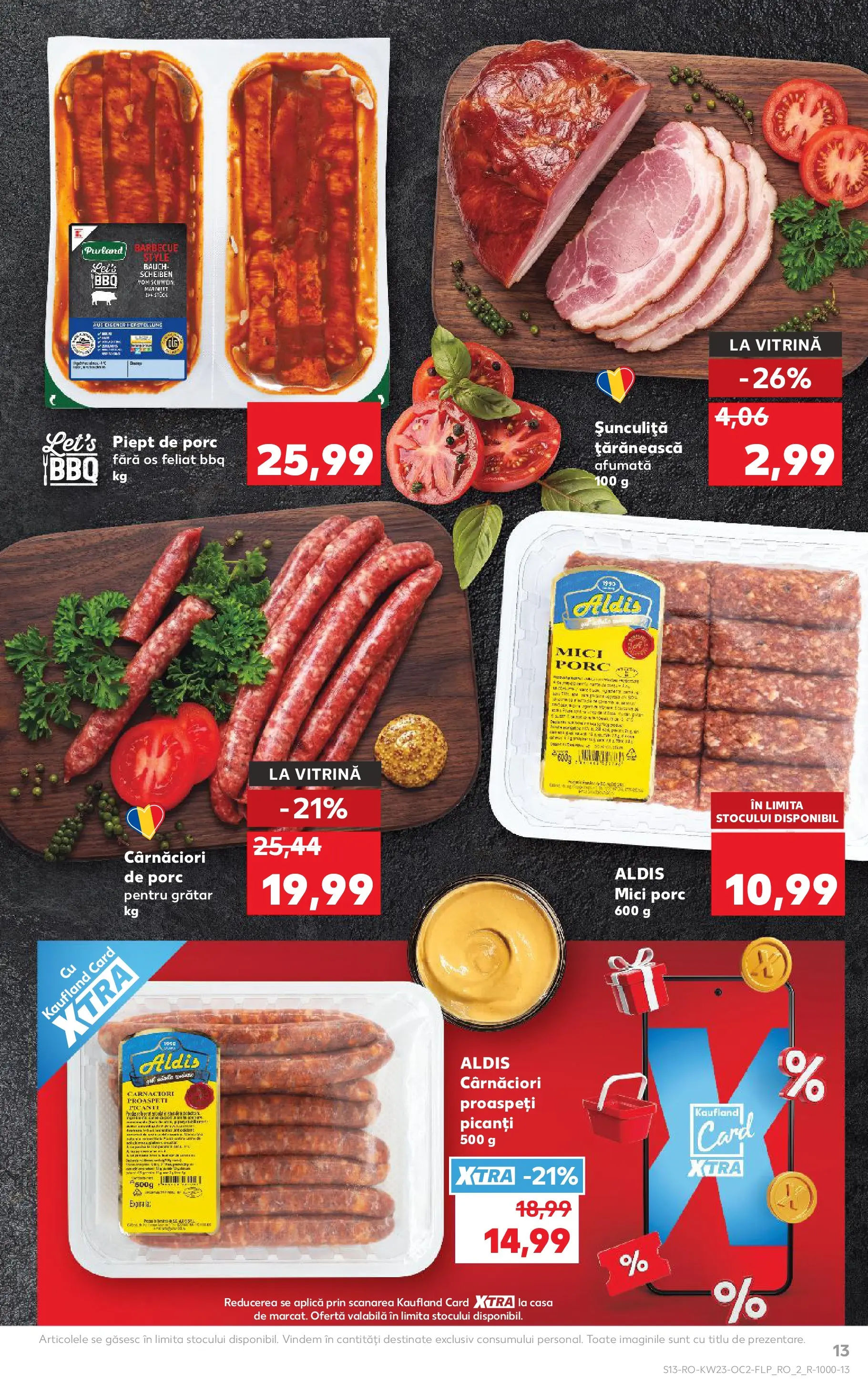 Kaufland Slatina 03.06.2026 - Revista si Oferta | Pagină: 13 | Produse: Grătar, Vitrină, Mici