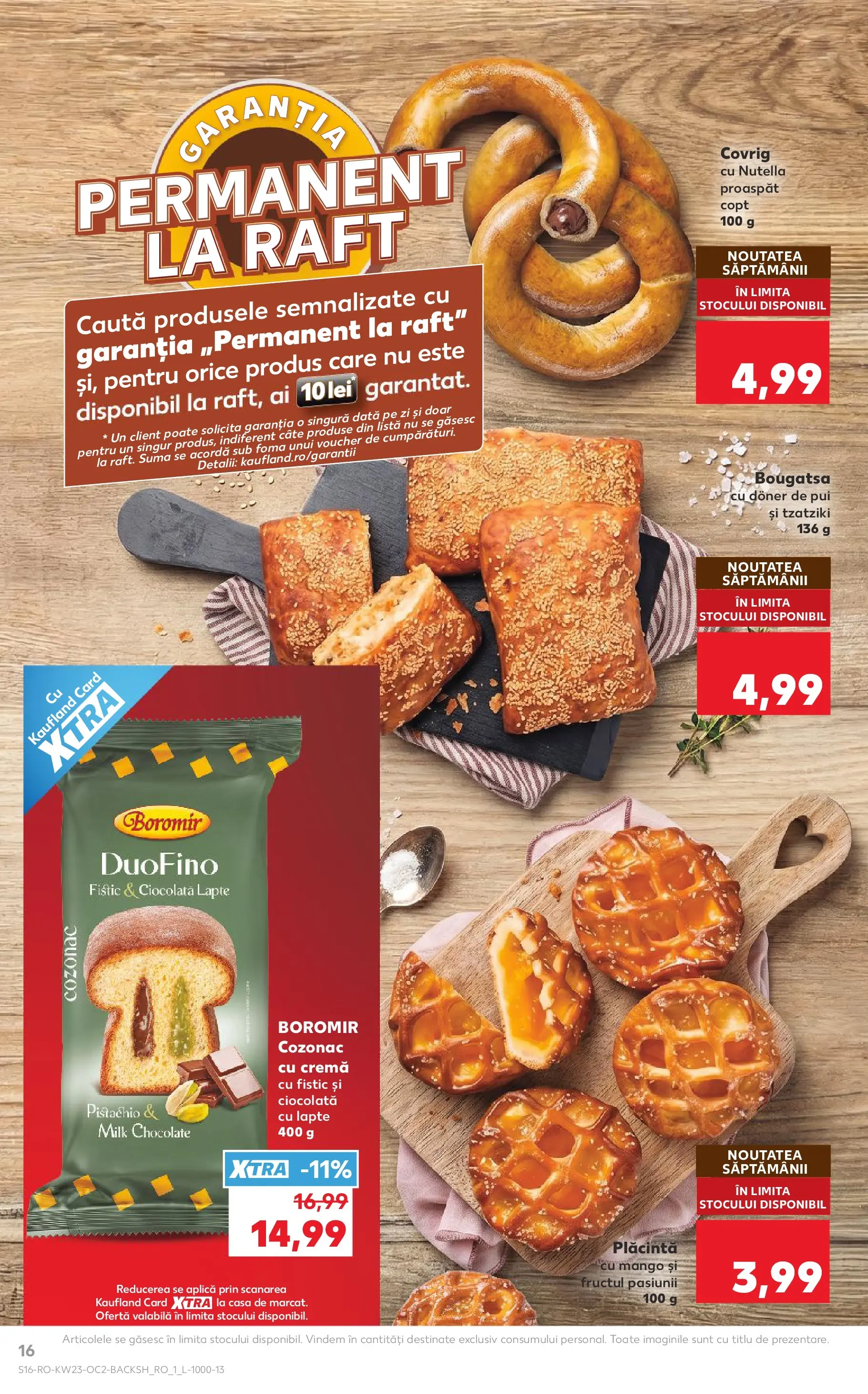 Kaufland Slatina 03.06.2026 - Revista si Oferta | Pagină: 16 | Produse: Lapte, Cremă, Ciocolată, Fistic