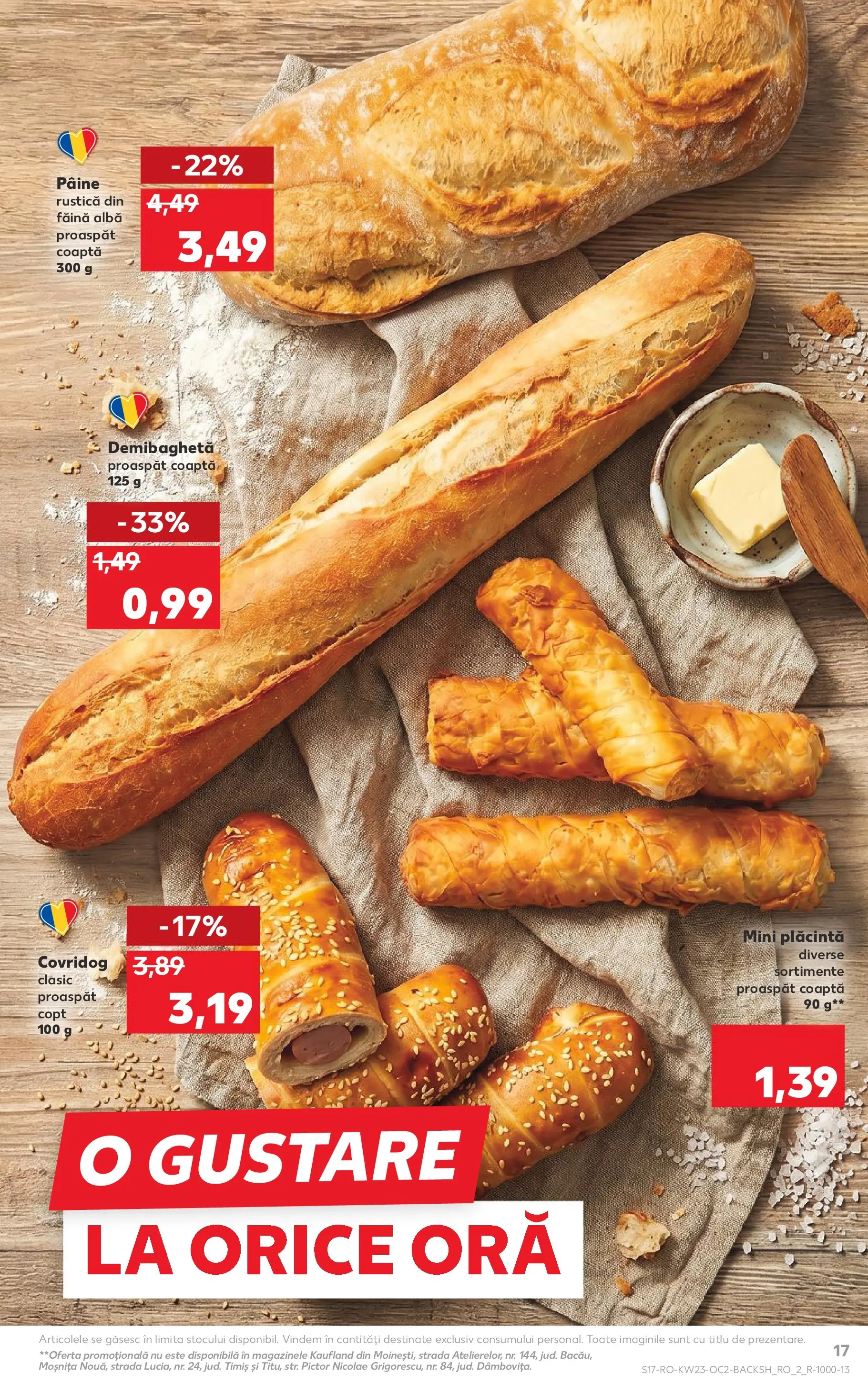 Kaufland Slatina 03.06.2026 - Revista si Oferta | Pagină: 17 | Produse: Plăcintă, Pâine, Făină