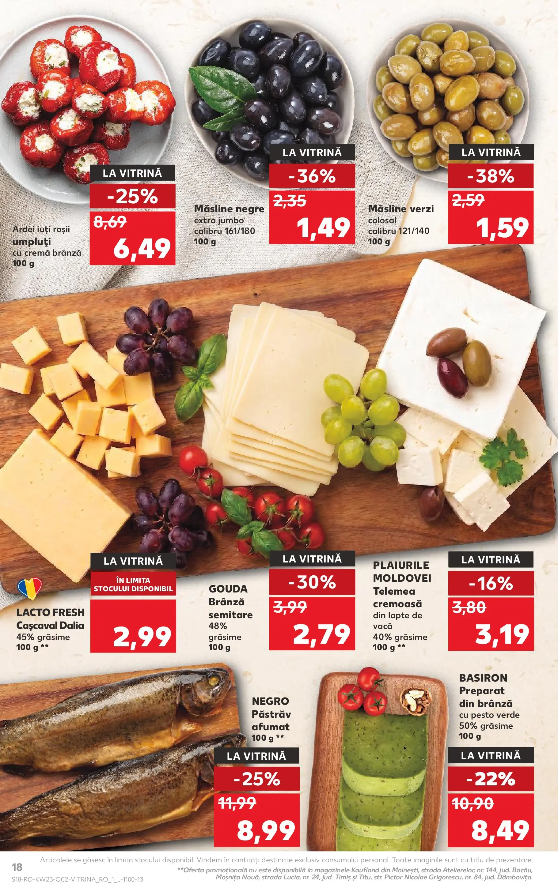 Kaufland Slatina 03.06.2026 - Revista si Oferta | Pagină: 18 | Produse: Hijyenik ped, Ardei, Brânză, Cremă