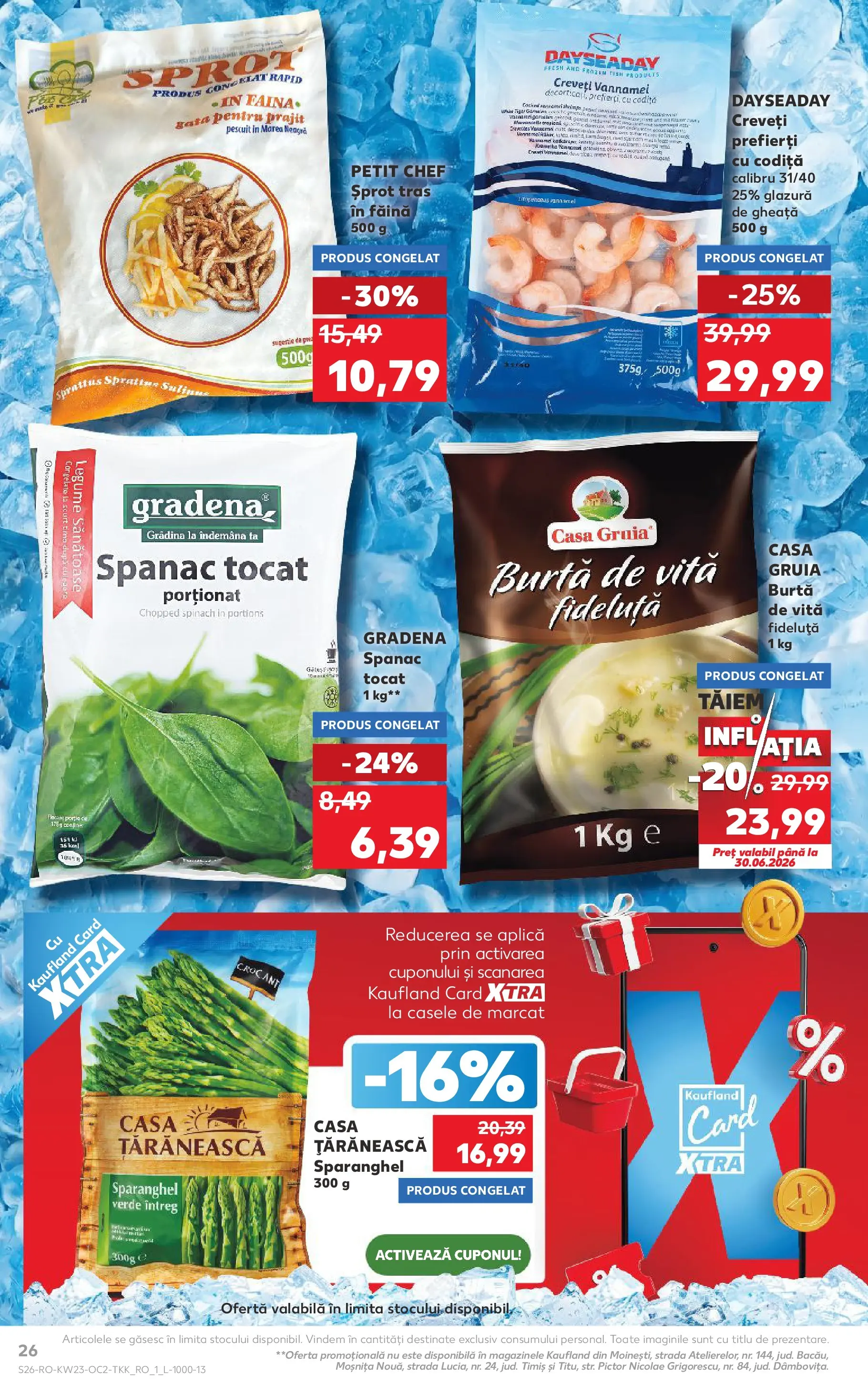 Kaufland Slatina 03.06.2026 - Revista si Oferta | Pagină: 26 | Produse: Făină, Legume