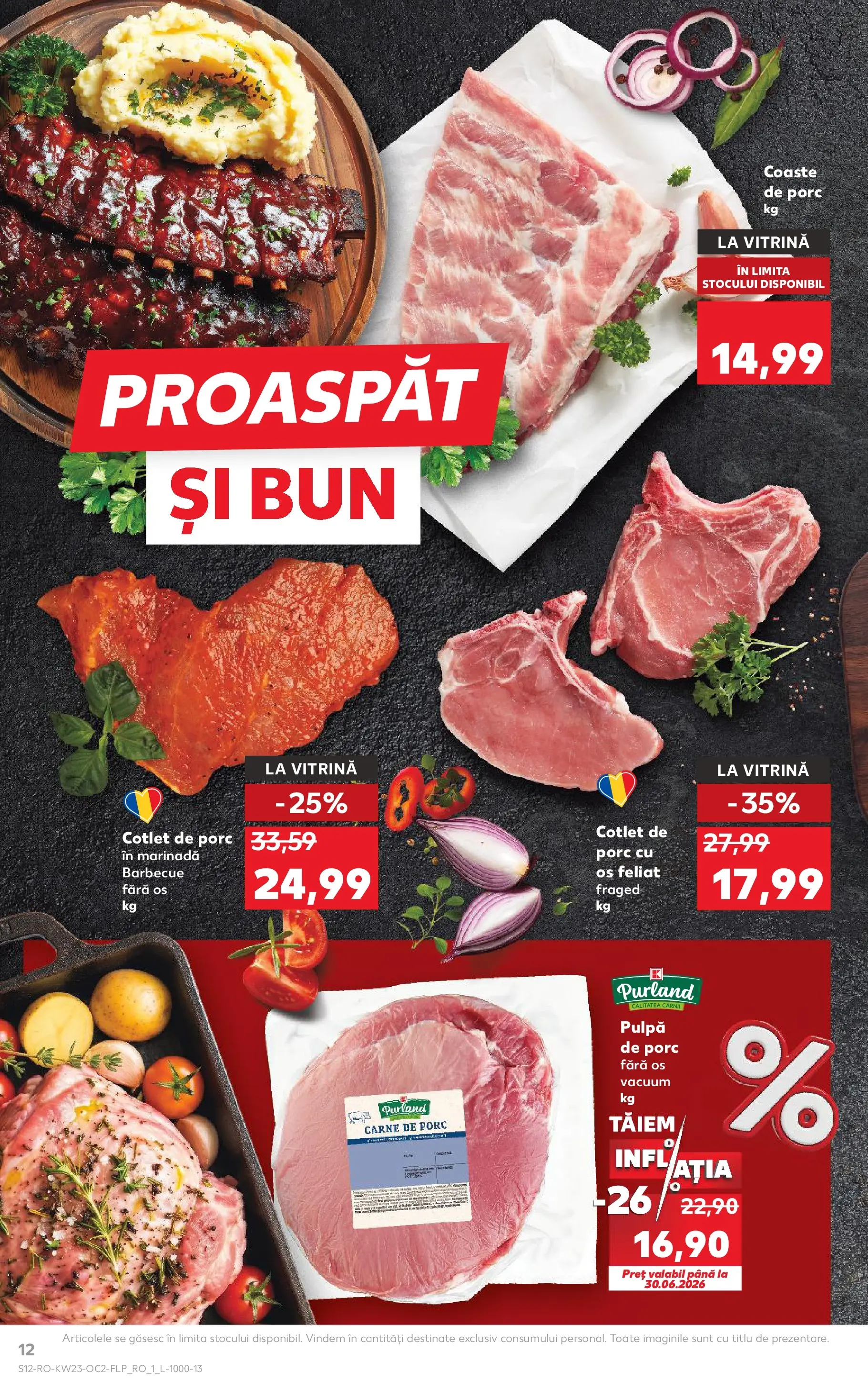 Kaufland Slatina 03.06.2026 - Revista si Oferta | Pagină: 12 | Produse: Lait de coco, Vitrină, Carne De Porc, Marinadă