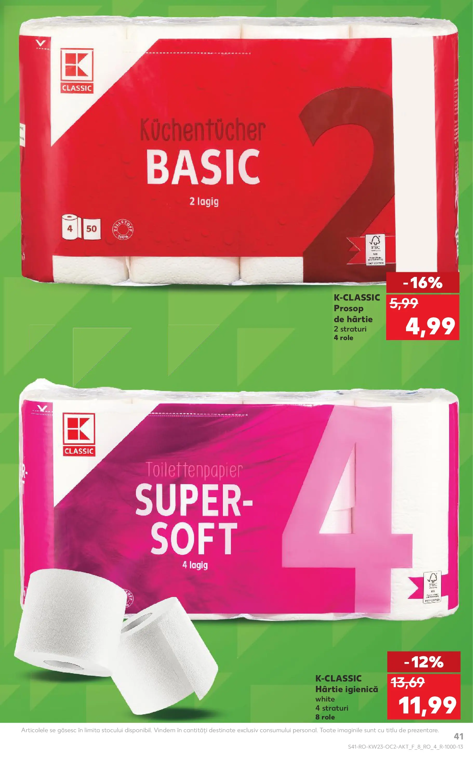 Kaufland Slatina 03.06.2026 - Revista si Oferta | Pagină: 41 | Produse: Role