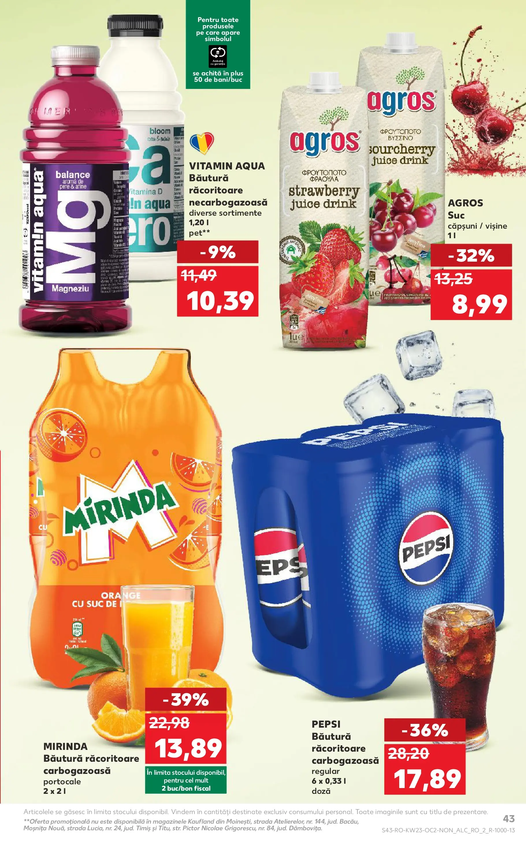 Kaufland Slatina 03.06.2026 - Revista si Oferta | Pagină: 43 | Produse: Afine, Amerikan servis, Portocale, Căpșuni