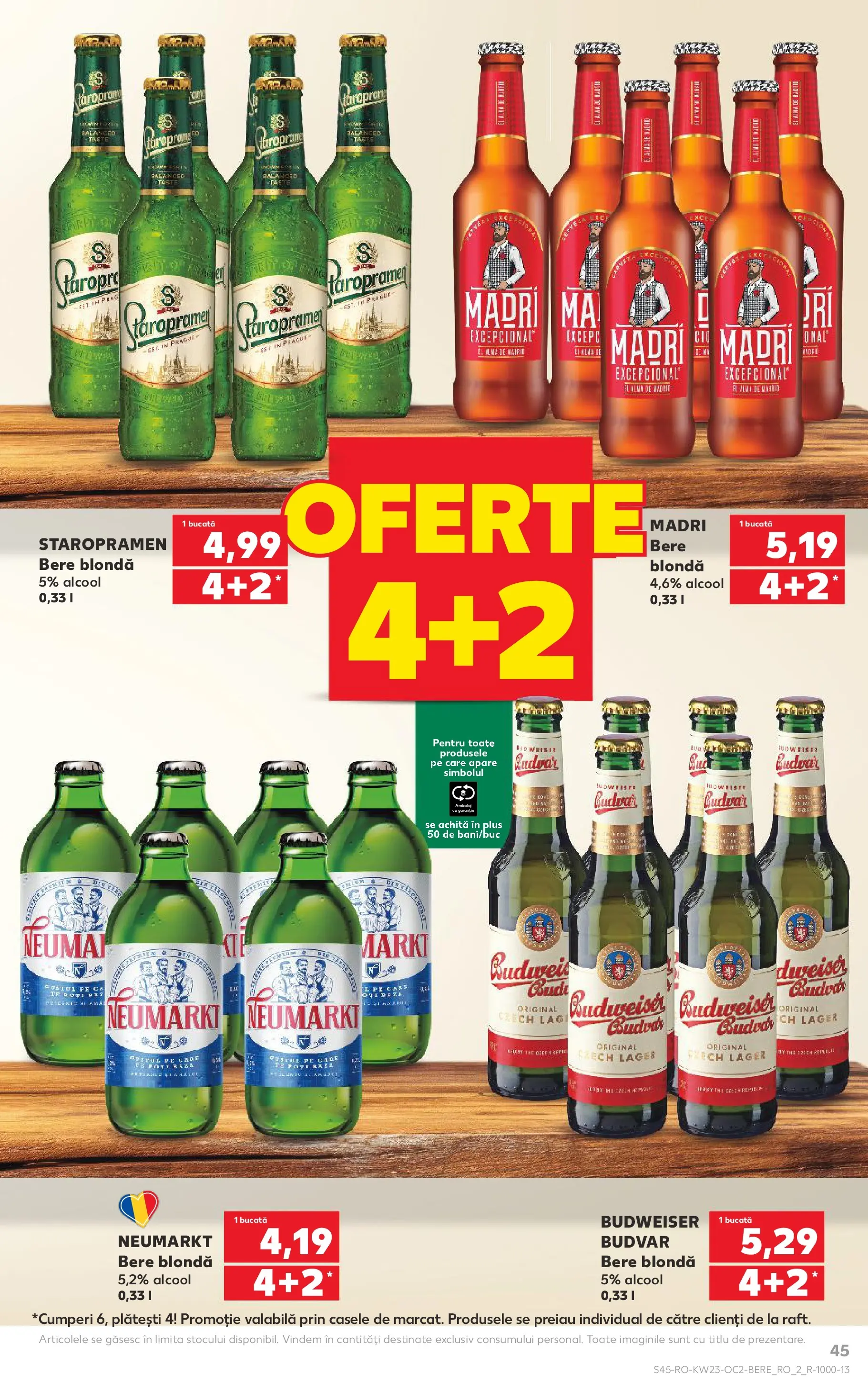 Kaufland Slatina 03.06.2026 - Revista si Oferta | Pagină: 45 | Produse: Bere