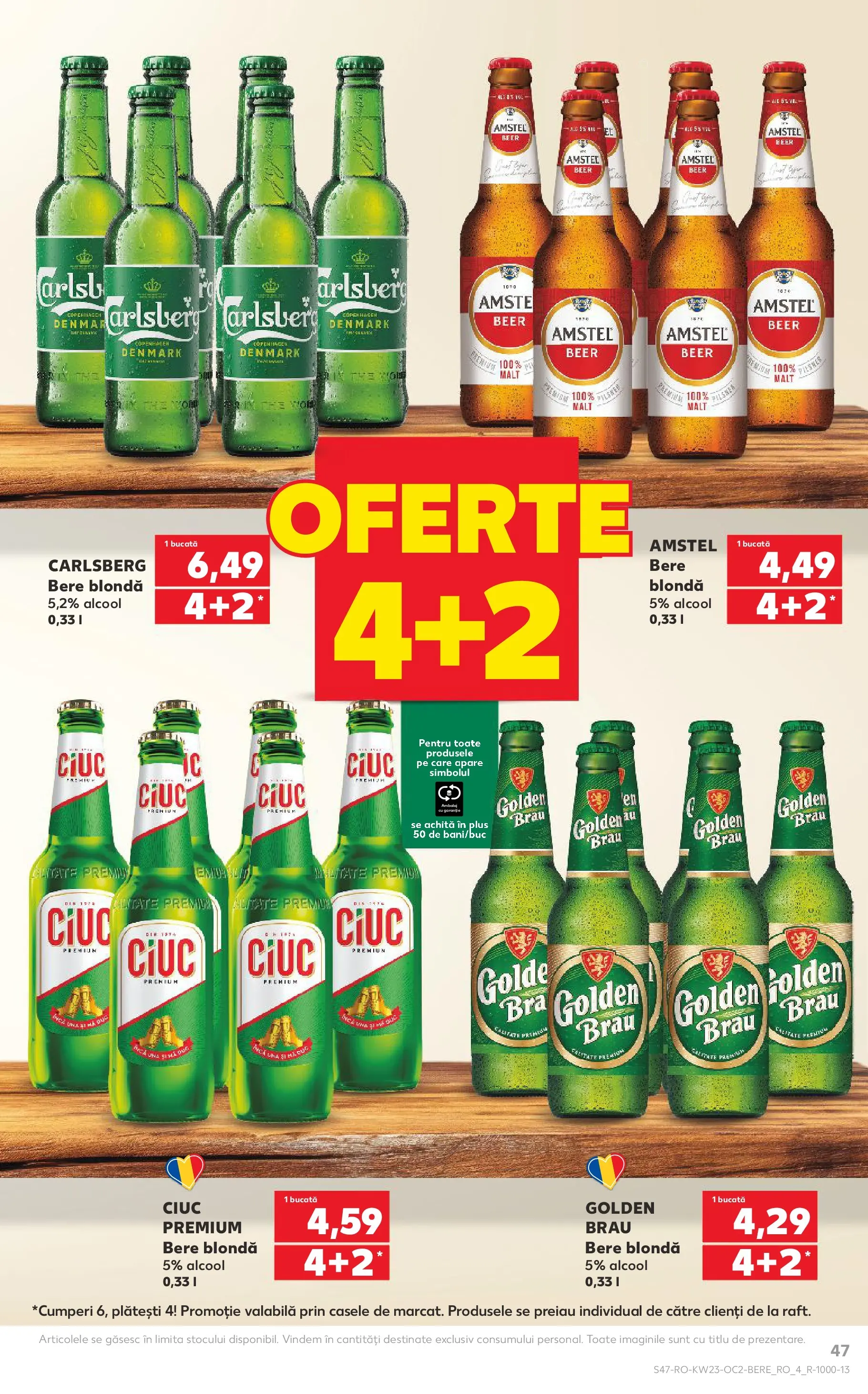 Kaufland Slatina 03.06.2026 - Revista si Oferta | Pagină: 47 | Produse: Atıştırmalık, Bere