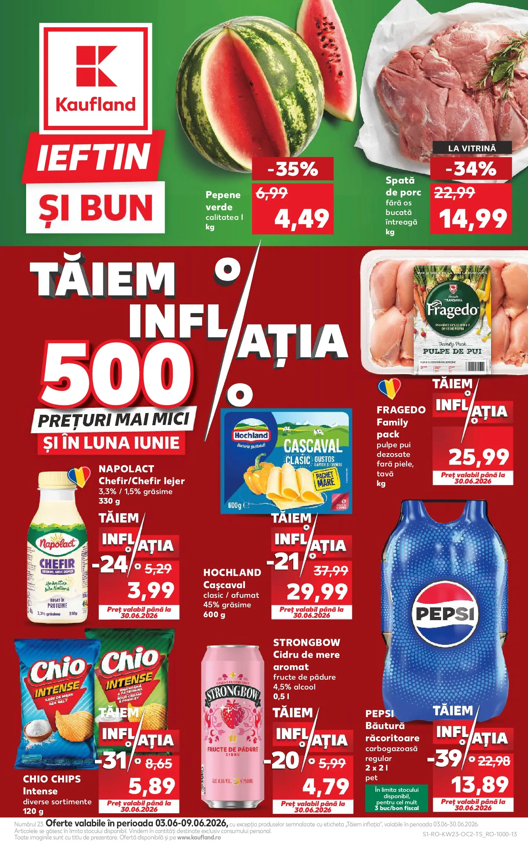 Kaufland Slatina 03.06.2026 - Revista si Oferta | Pagină: 1 | Produse: Kefir, Mere, Fructe, Sare