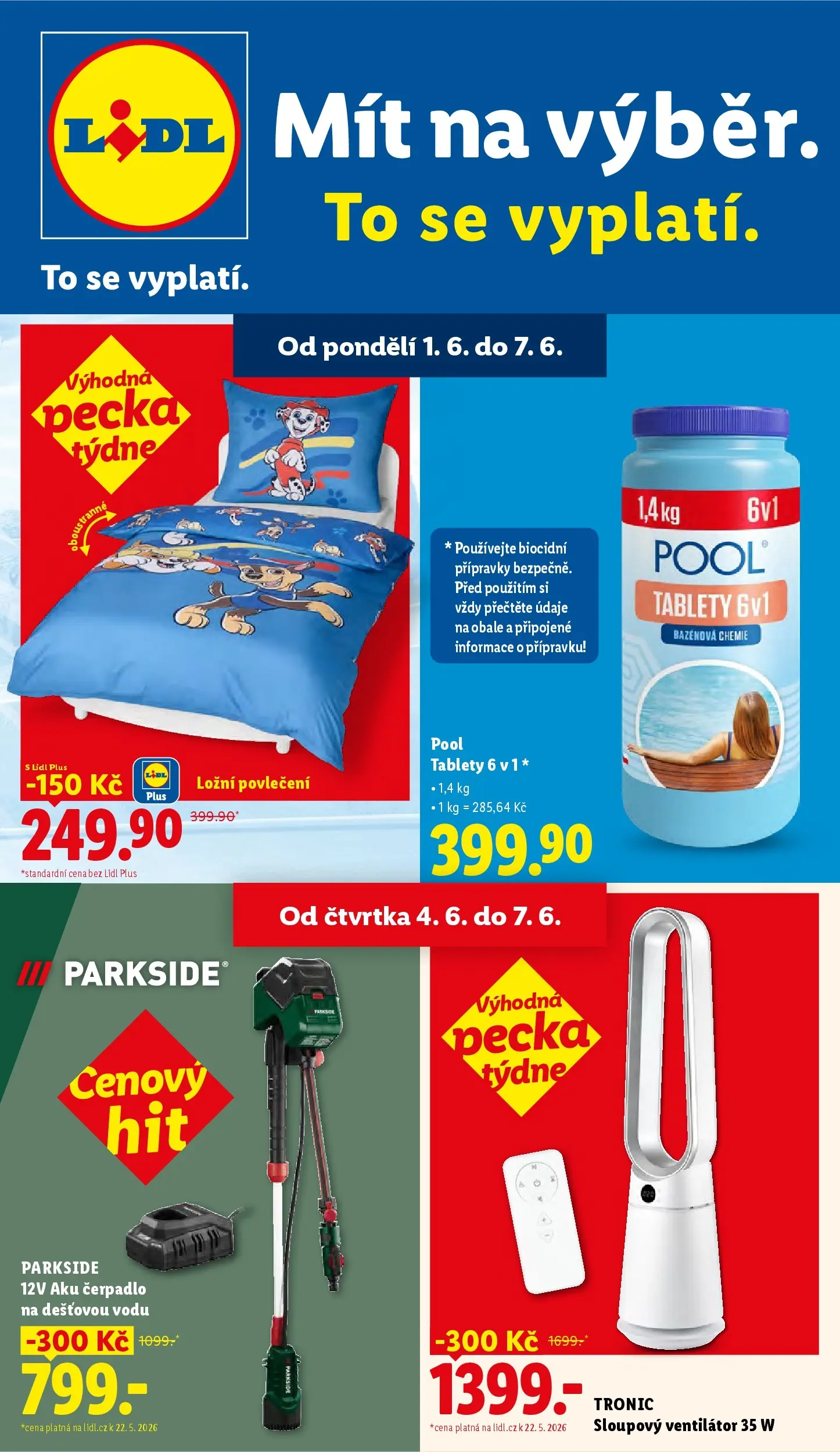 Lidl leták od 31.05.2026 - Nový akční leták | Strana: 1