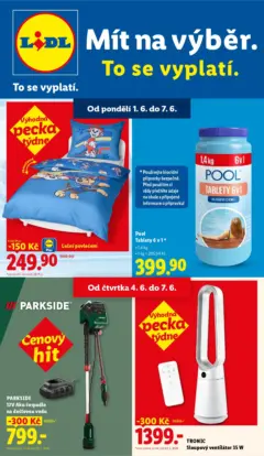 Náhled letáku Lidl leták - Spotřební zboží od 01.06.2026
