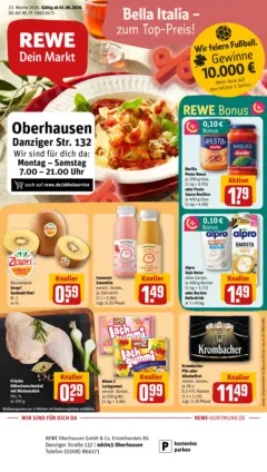 Rewe Prospekt Oberhausen ab 01.06.2026 gültig Rewe Prospekt Oberhausen ab 01.06.2026 gültig