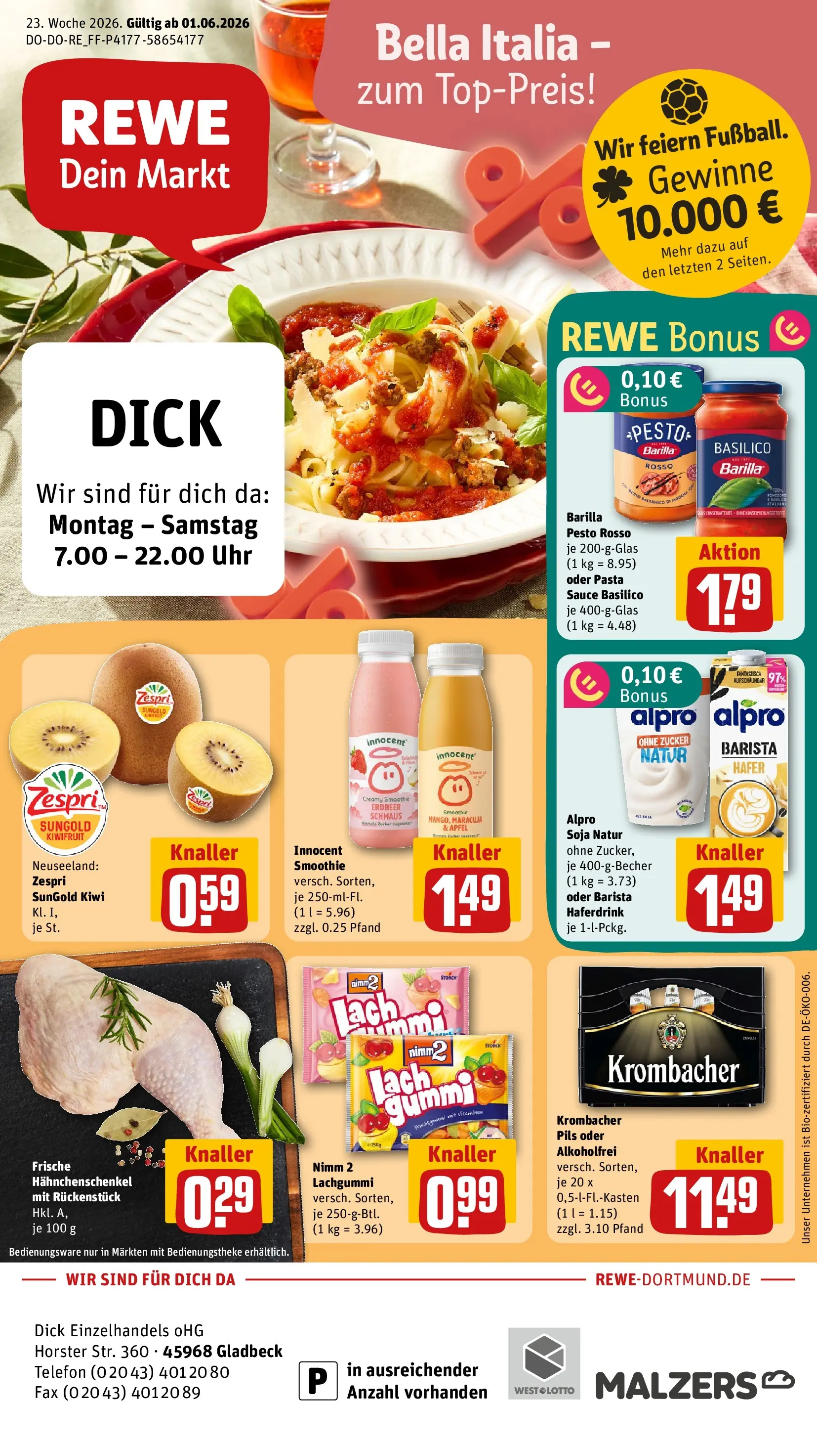 REWE Prospekt ab 31.05.2026 zum Blättern » Angebote | Seite: 1