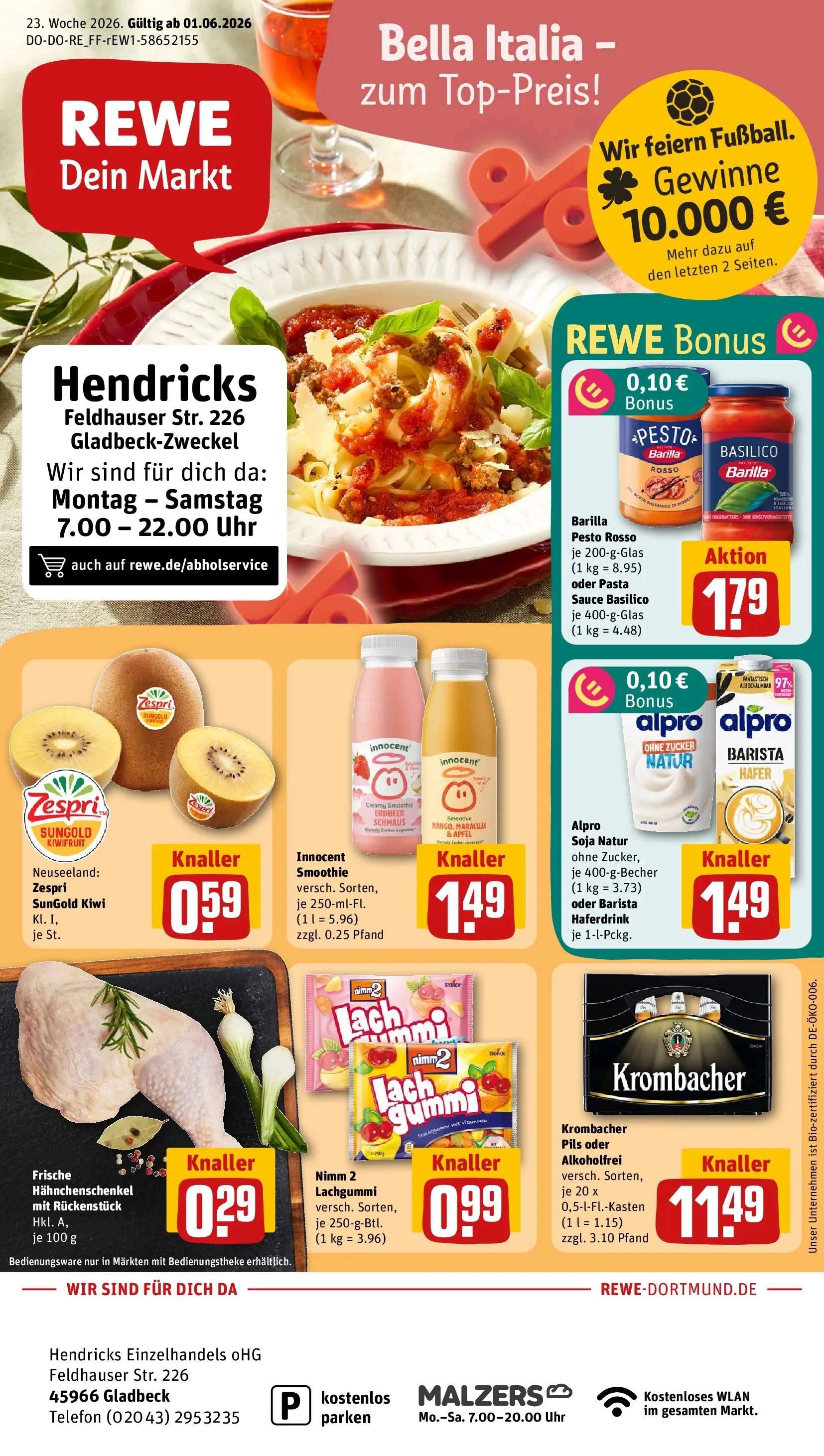 REWE Prospekt ab 31.05.2026 zum Blättern » Angebote | Seite: 1