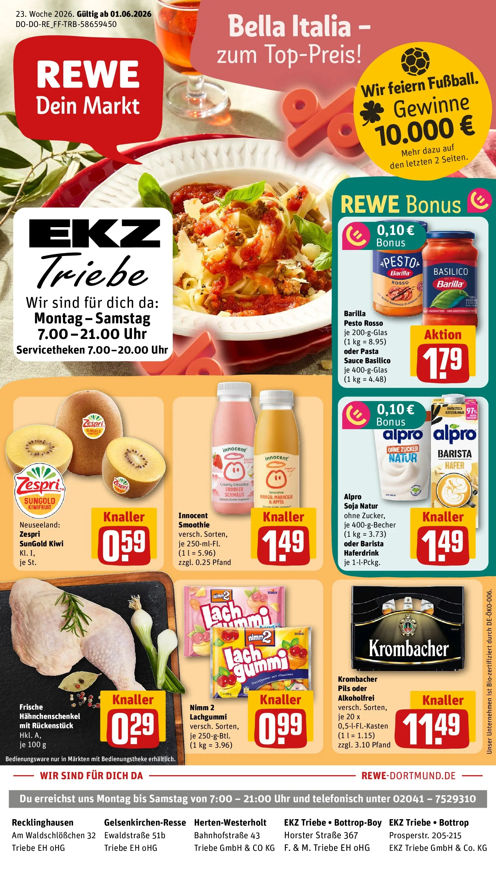 REWE Prospekt ab 31.05.2026 zum Blättern » Angebote | Seite: 1