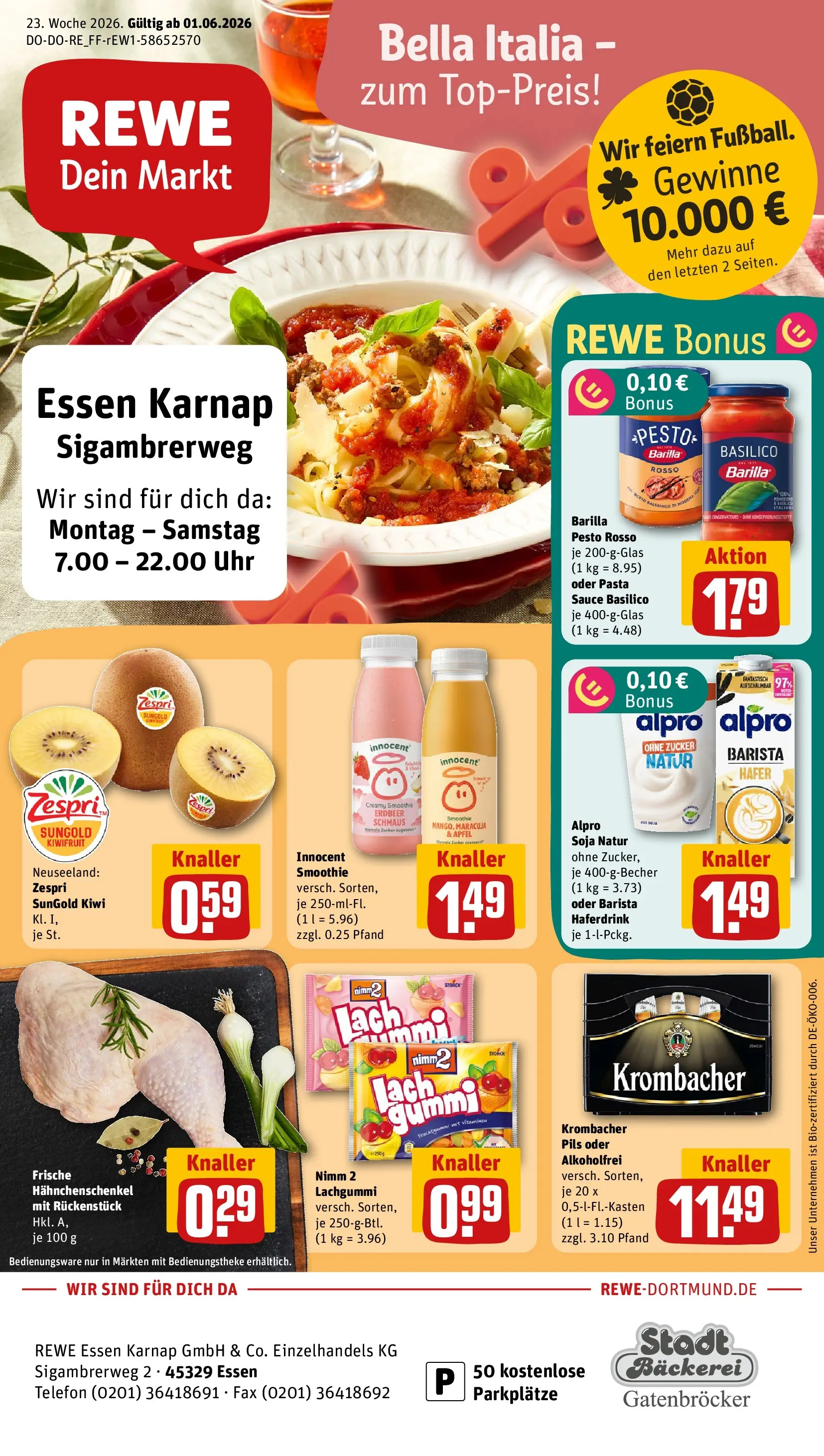 REWE Prospekt ab 31.05.2026 zum Blättern » Angebote | Seite: 1