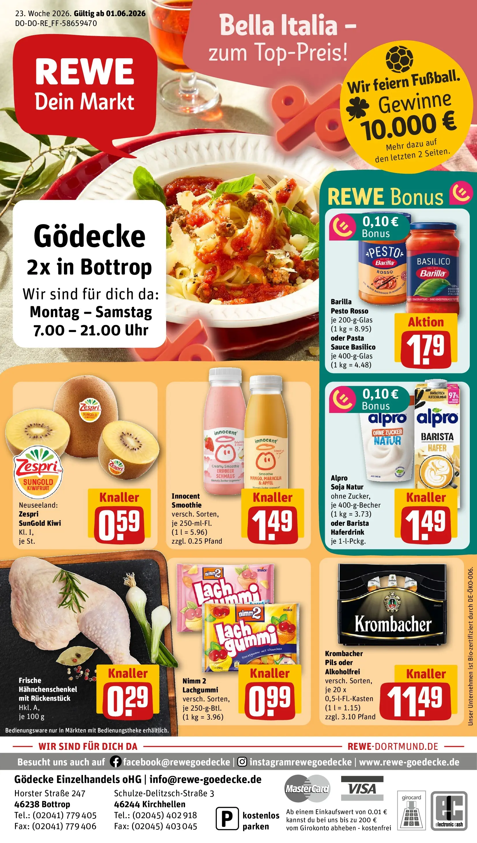 REWE Prospekt ab 31.05.2026 zum Blättern » Angebote | Seite: 1