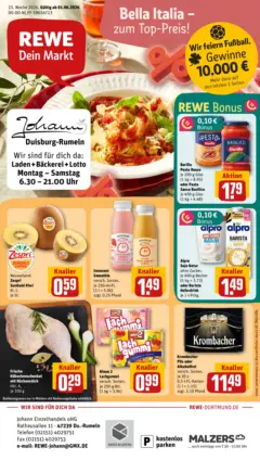 Rewe Prospekt Duisburg / Rumeln ab 01.06.2026 gültig