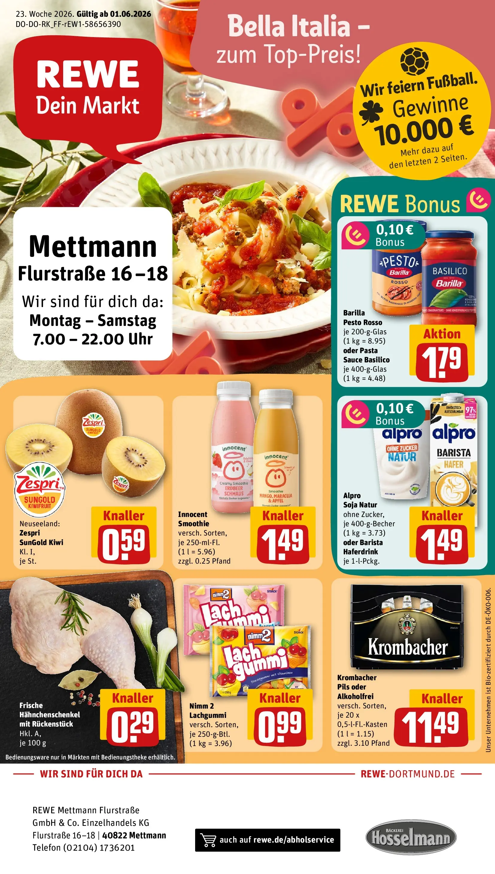 REWE Prospekt ab 01.06.2026 zum Blättern » Angebote | Seite: 1