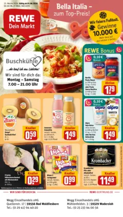 Rewe Prospekt Lippstadt / Bad Waldliesborn ab 01.06.2026 gültig