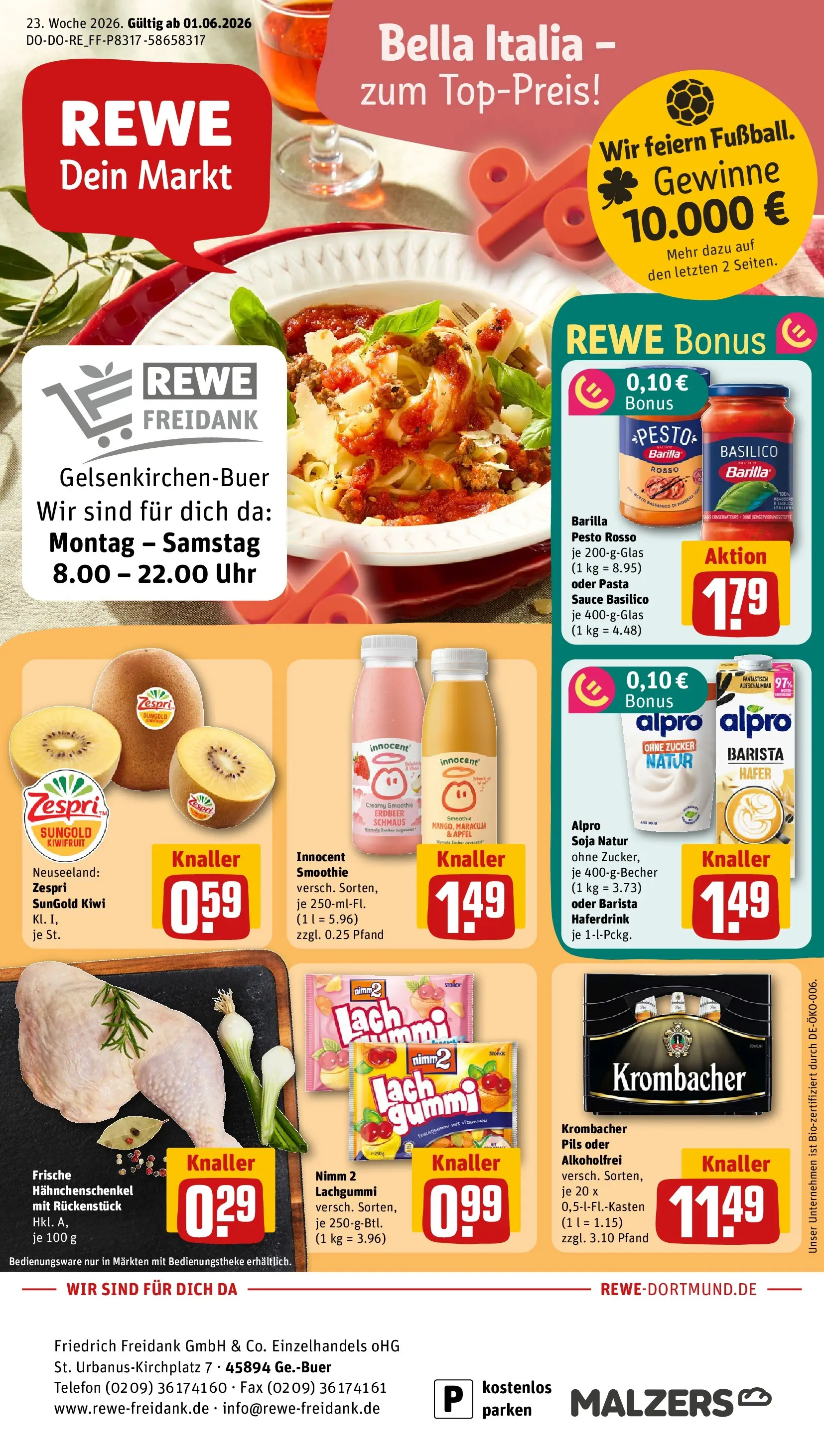 REWE Prospekt ab 31.05.2026 zum Blättern » Angebote | Seite: 1