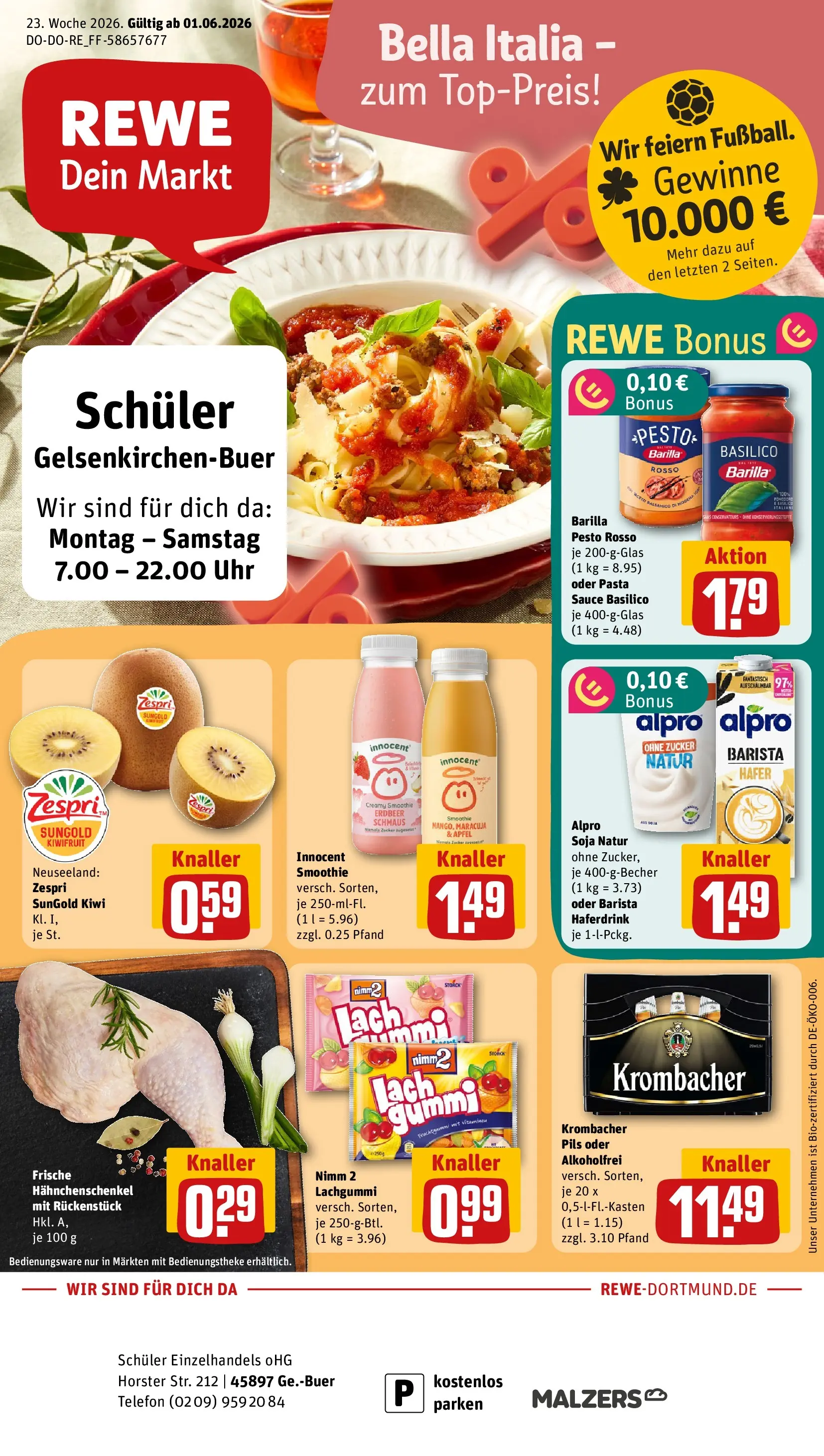 REWE Prospekt ab 31.05.2026 zum Blättern » Angebote | Seite: 1