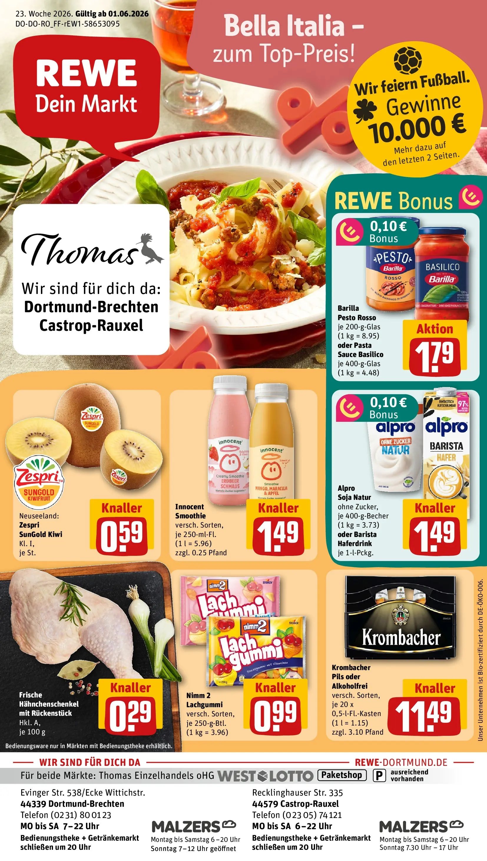 REWE Prospekt ab 01.06.2026 zum Blättern » Angebote | Seite: 1