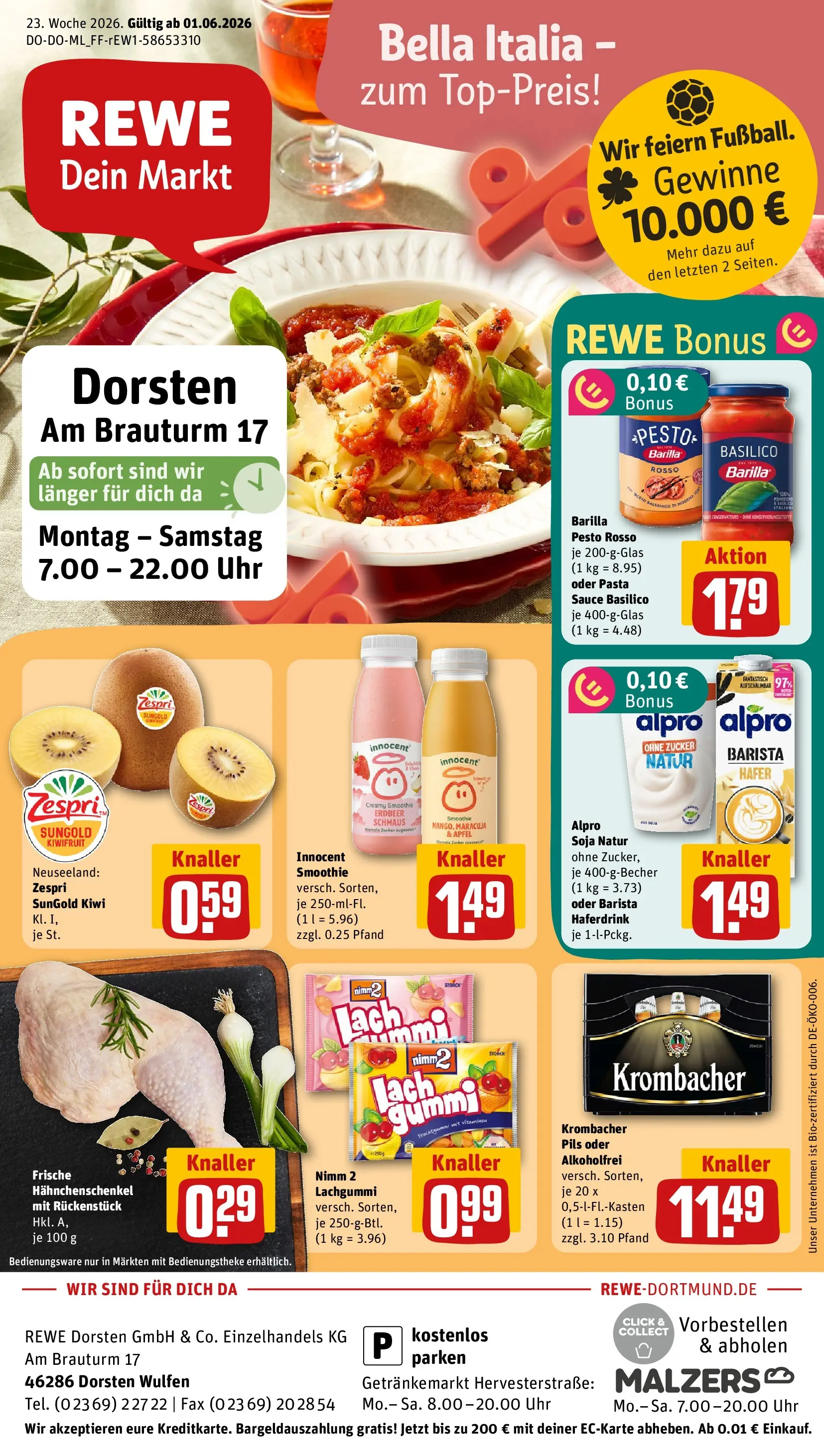 REWE Prospekt ab 01.06.2026 zum Blättern » Angebote | Seite: 1