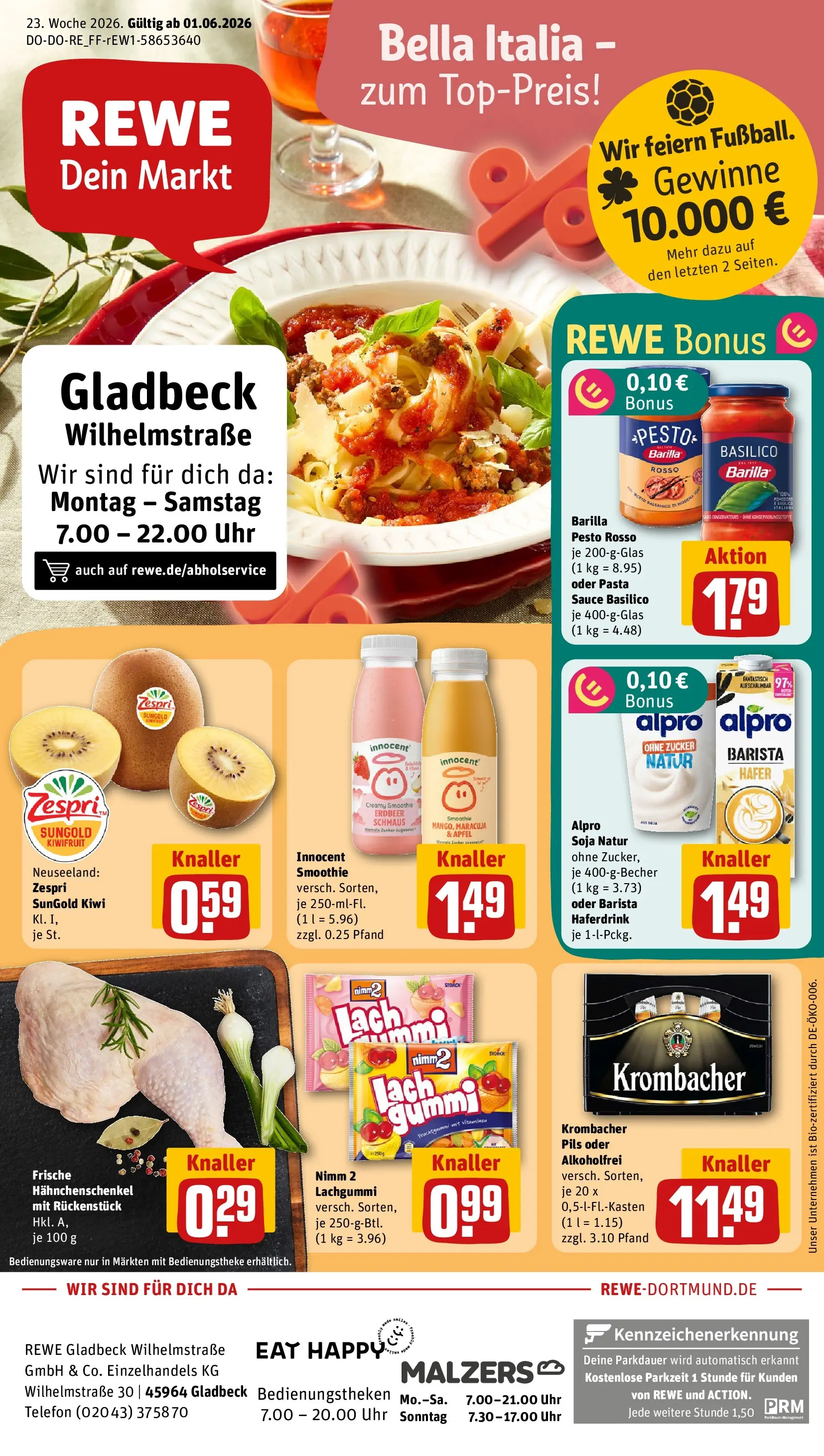 REWE Prospekt ab 31.05.2026 zum Blättern » Angebote | Seite: 1