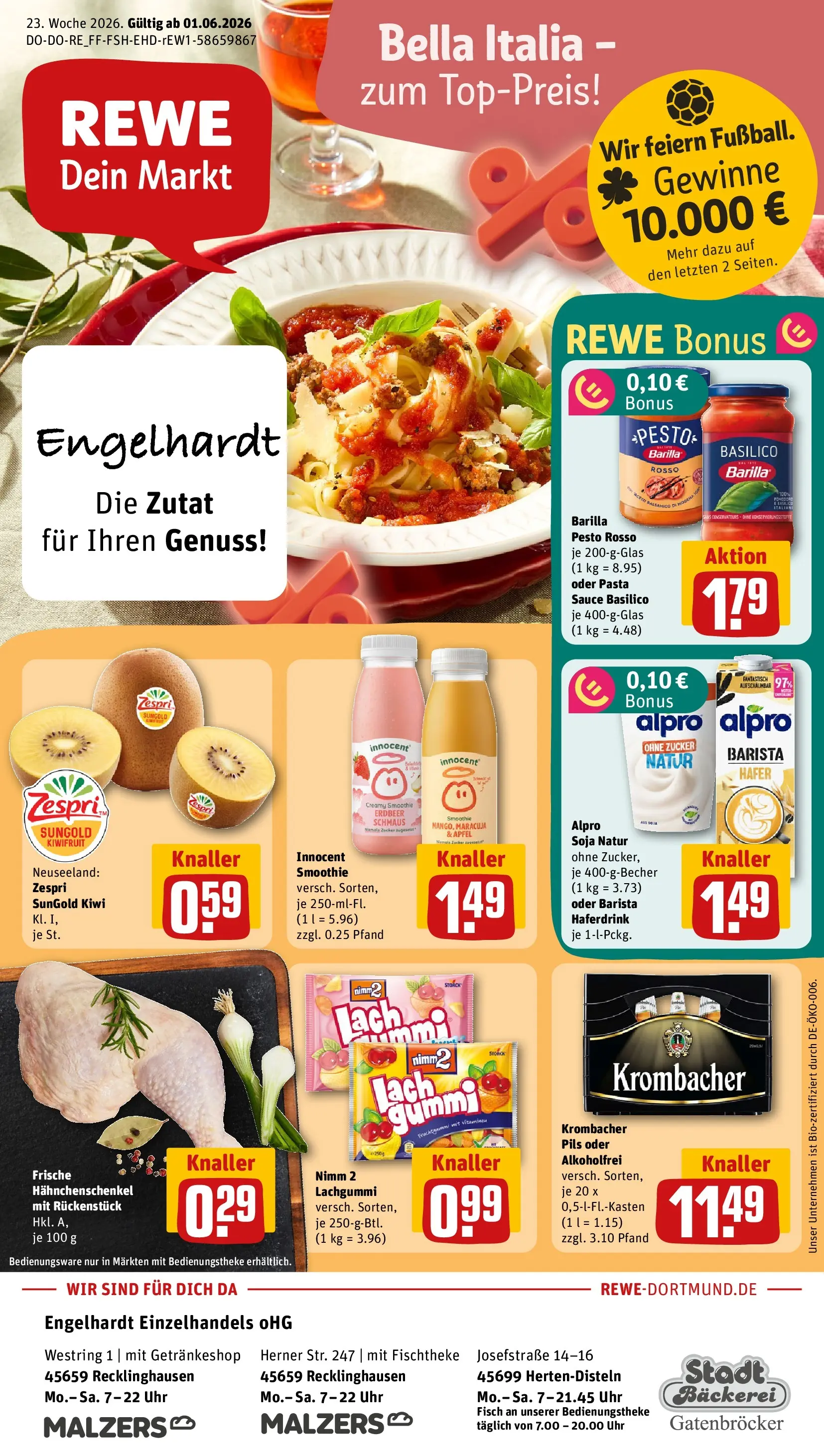 REWE Prospekt ab 01.06.2026 zum Blättern » Angebote | Seite: 1