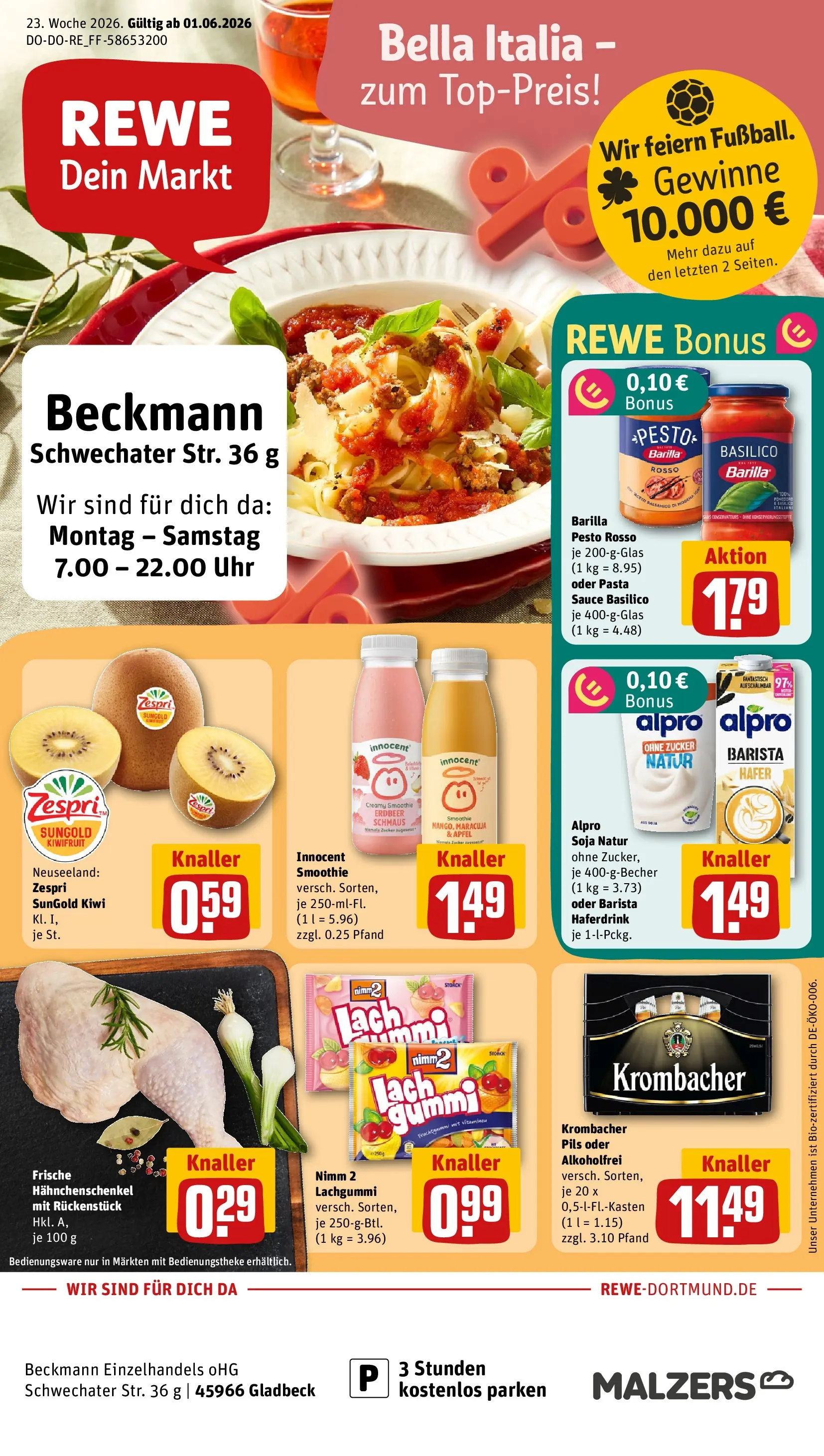 REWE Prospekt ab 31.05.2026 zum Blättern » Angebote | Seite: 1