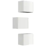M&ouml;belix H&auml;ngeschrank Limes Wei&szlig; Hg B: 41,4 cm