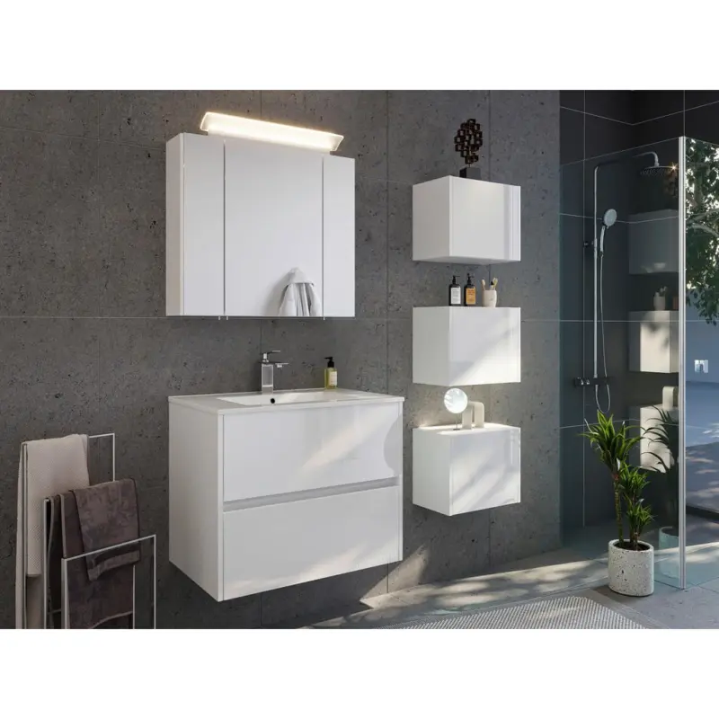 BADEZIMMER Limes, Wei&szlig; HG B: 70 cm