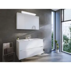 BADEZIMMER Limes, Wei&szlig; HG B: 100 cm