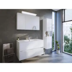BADEZIMMER Limes, Wei&szlig; HG B: 100 cm