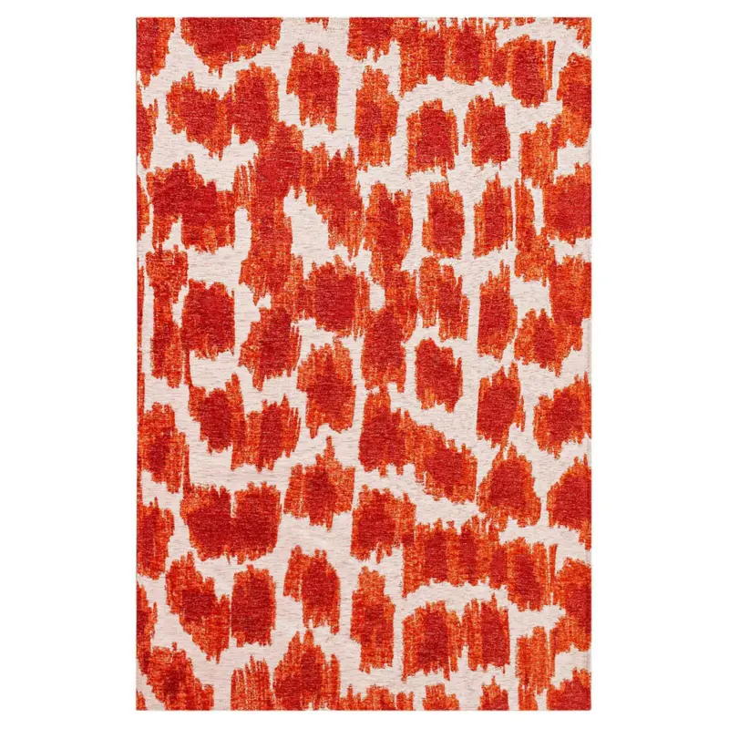 Teppich Orange Blood Lola&Moi 140/200 cm