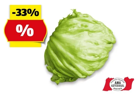 HOFER MARKTPLATZ Eisbergsalat aus &Ouml;sterreich*
