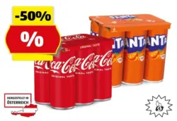 COCA-COLA Limonaden*, 6 x 330 ml