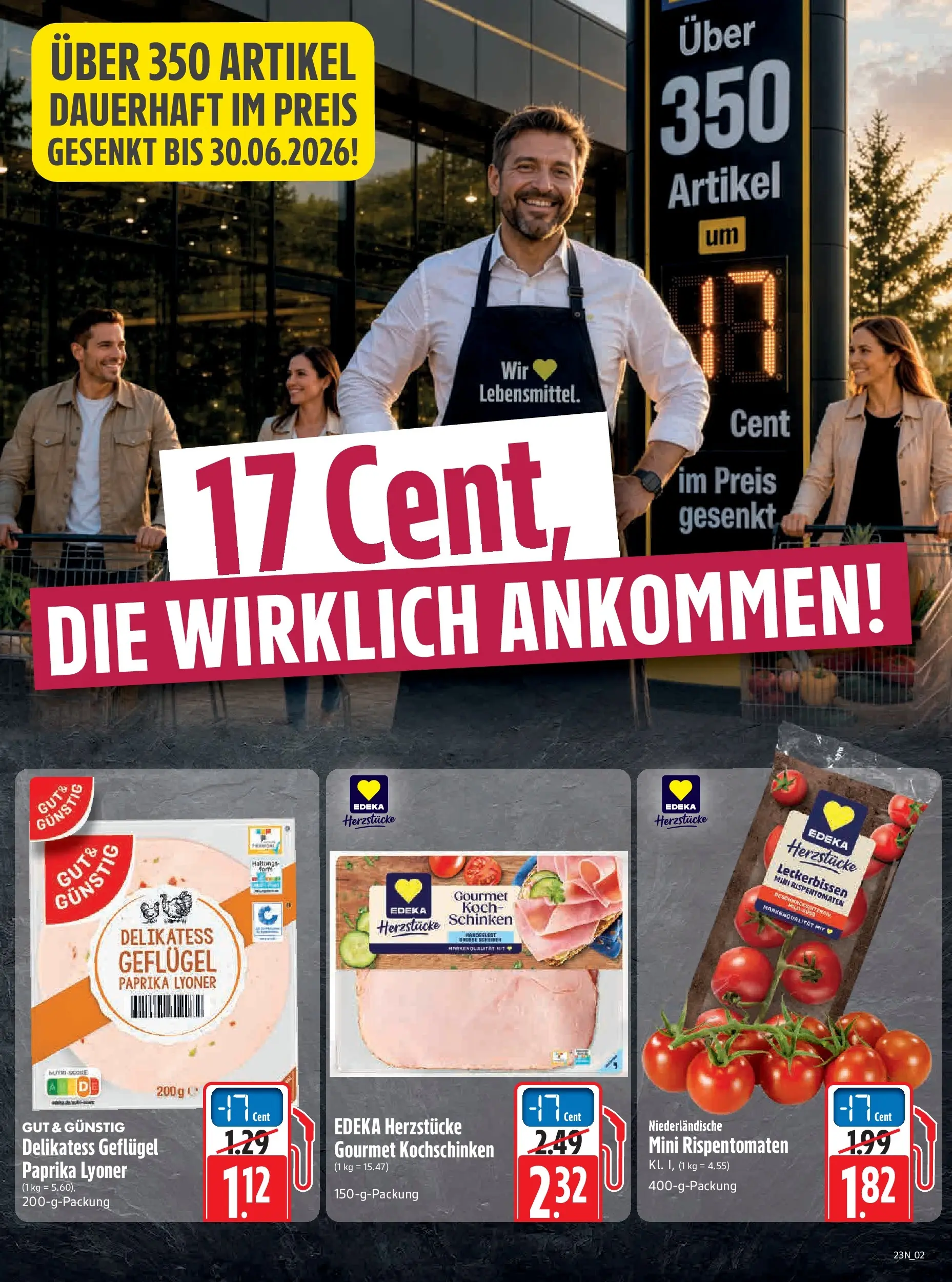 Angebote - Edeka Hahner: Wochenangebote (ab 31.05.2026) zum Blättern | Seite: 4 | Produkte: Paprika, Schinken