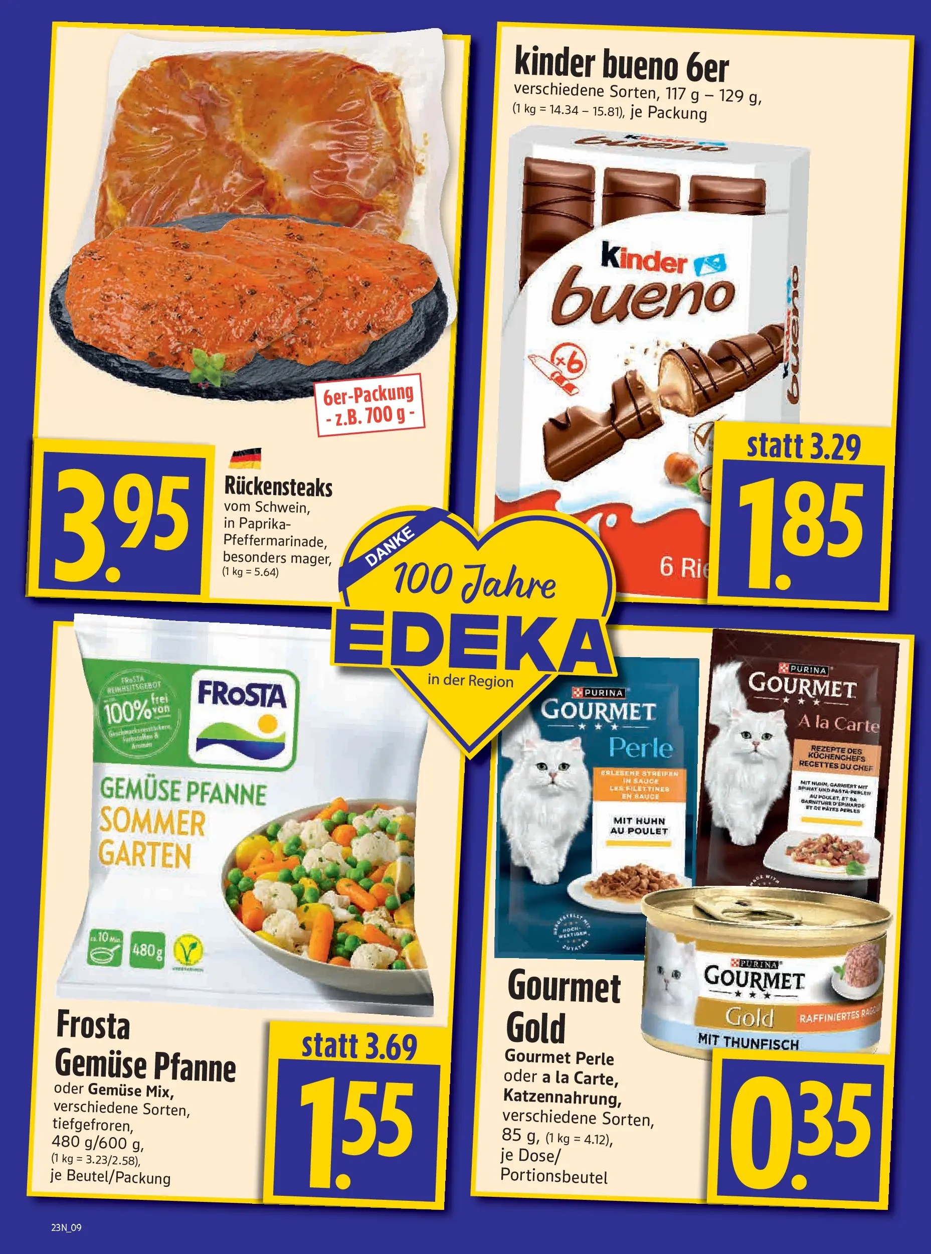 Angebote - Edeka Hahner: Wochenangebote (ab 31.05.2026) zum Blättern | Seite: 11 | Produkte: Thunfisch, Frosta, Gemüse, Paprika