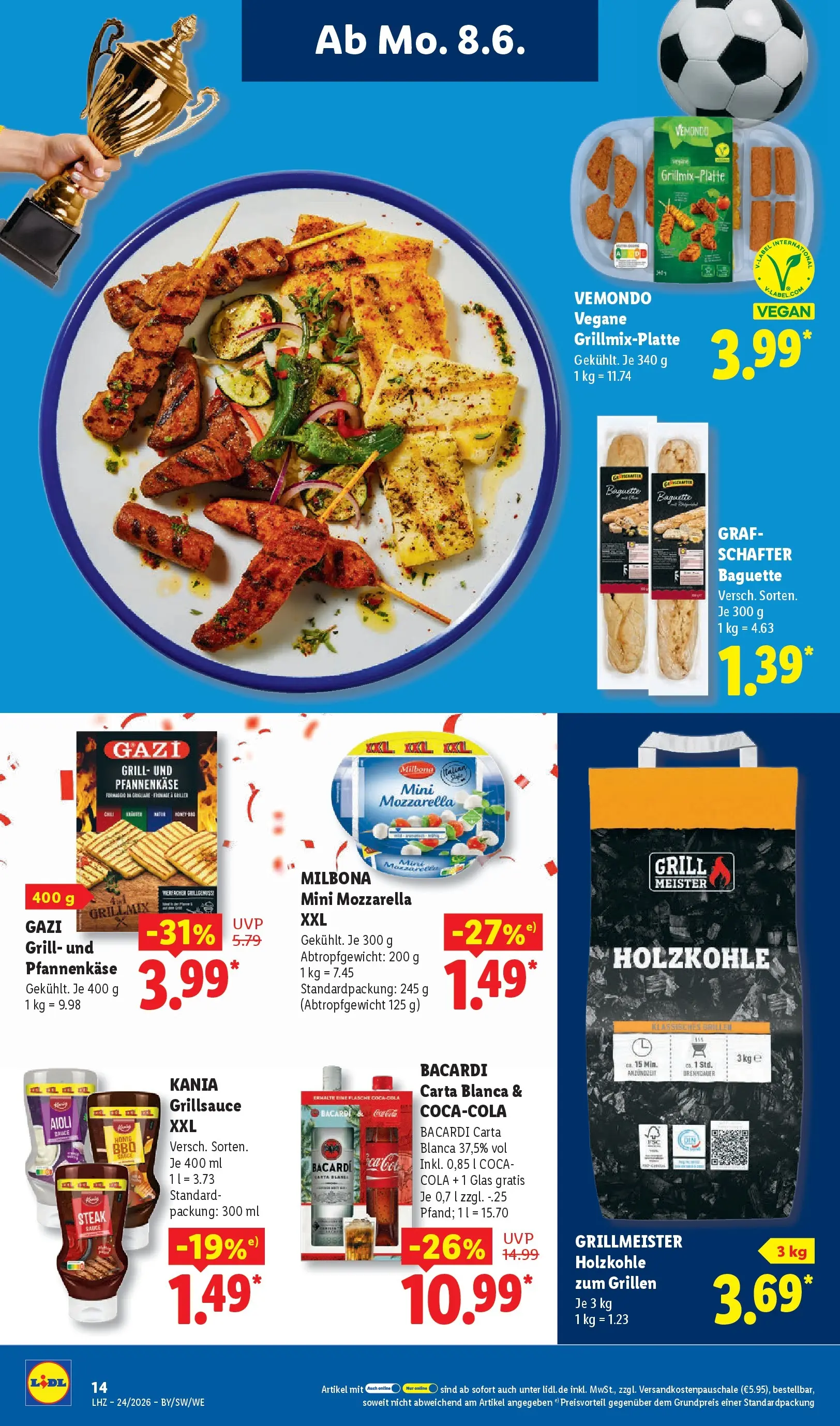Lidl Prospekt Weikersheim (ab 07.06.2026) » Angebote online | Seite: 30 | Produkte: Bacardi, Grill, Cola, Mozzarella Lidl Prospekt Weikersheim (ab 07.06.2026) zum Blättern » Angebote | Seite: 30 | Produkte: Bacardi, Grill, Cola, Mozzarella