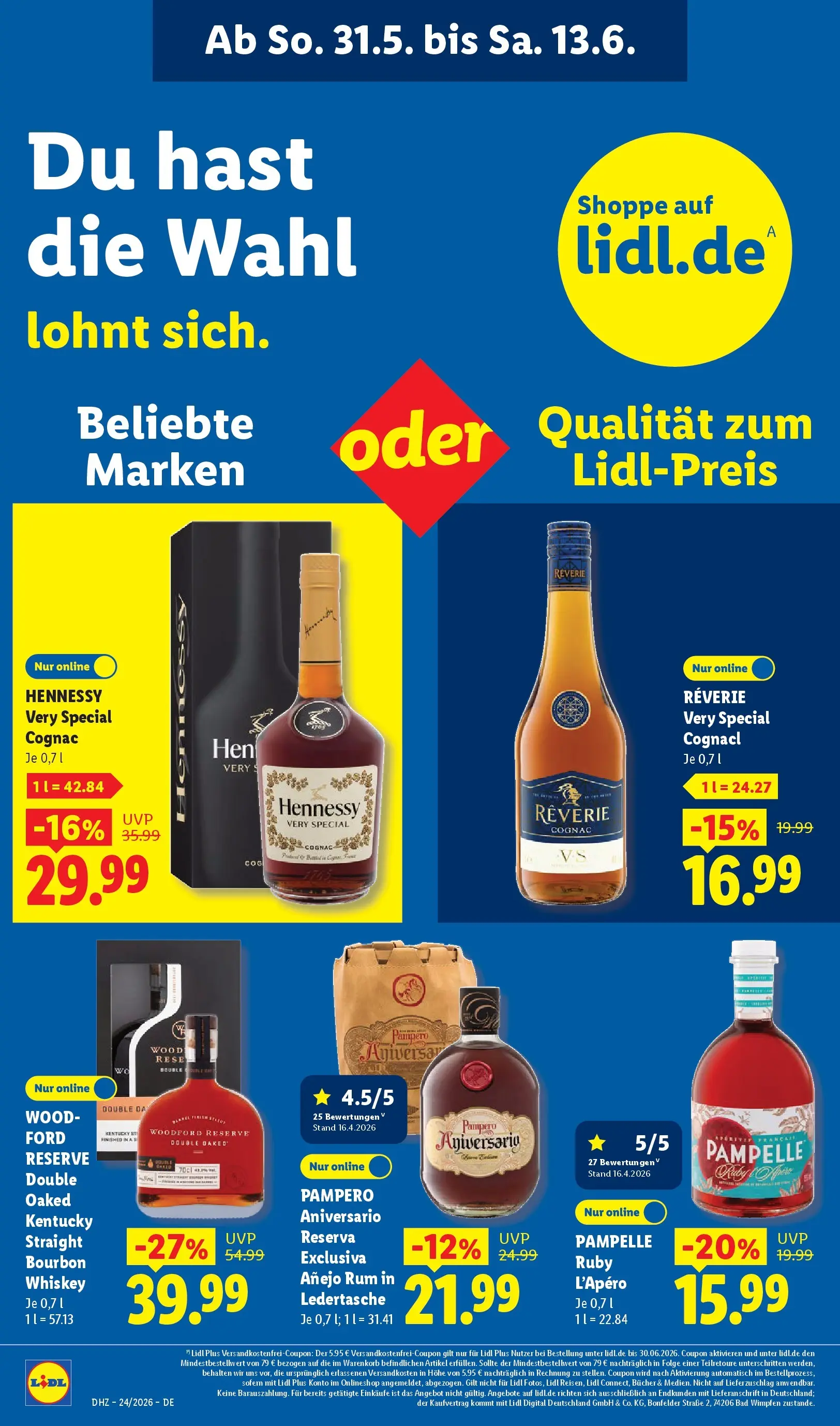 Lidl Prospekt Weikersheim (ab 07.06.2026) » Angebote online | Seite: 32 | Produkte: Rum, Bad, Bourbon, Whiskey Lidl Prospekt Weikersheim (ab 07.06.2026) zum Blättern » Angebote | Seite: 32 | Produkte: Rum, Bad, Bourbon, Whiskey