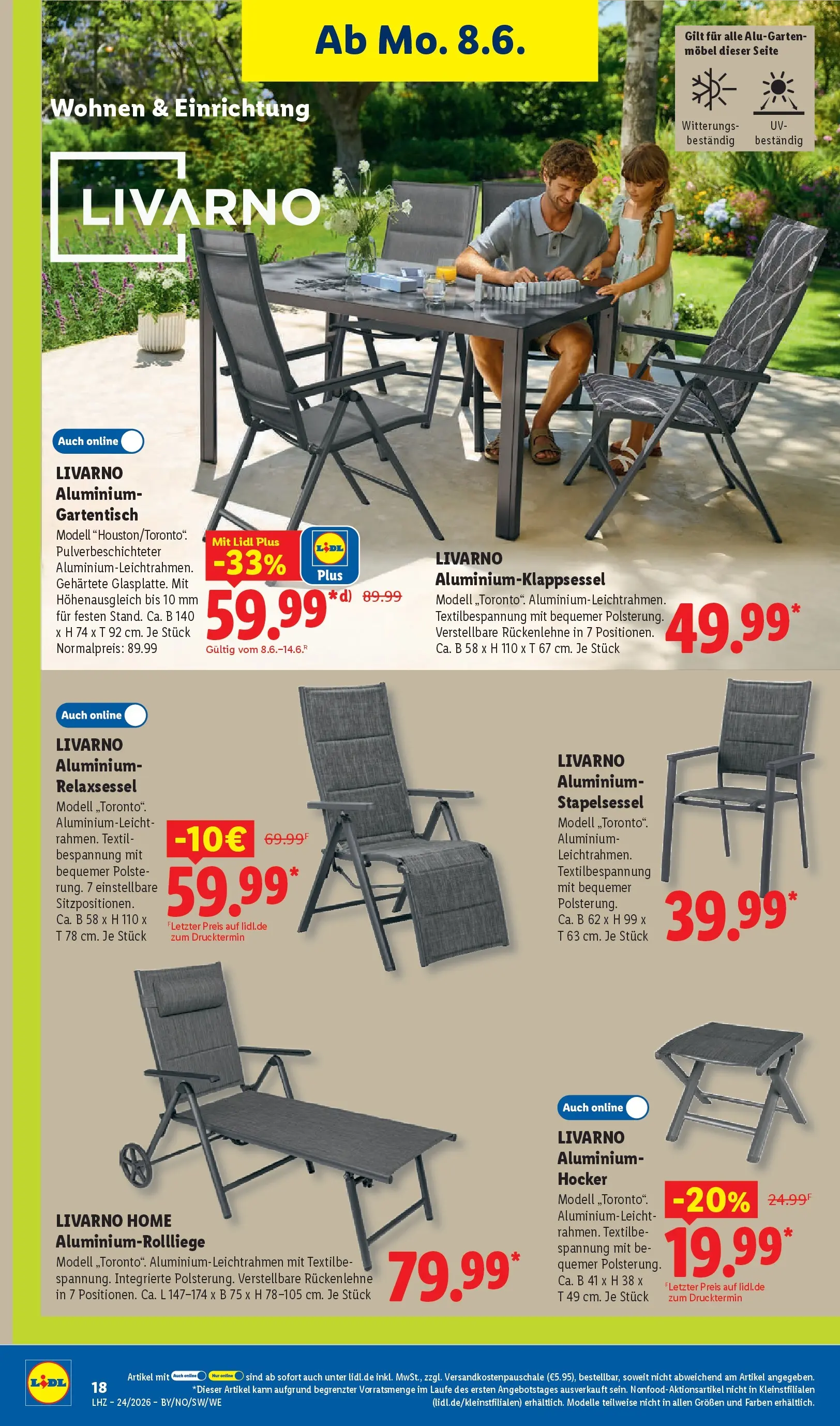 Lidl Prospekt Weikersheim (ab 07.06.2026) » Angebote online | Seite: 38 | Produkte: Hocker, Relaxsessel Lidl Prospekt Weikersheim (ab 07.06.2026) zum Blättern » Angebote | Seite: 38 | Produkte: Hocker, Relaxsessel