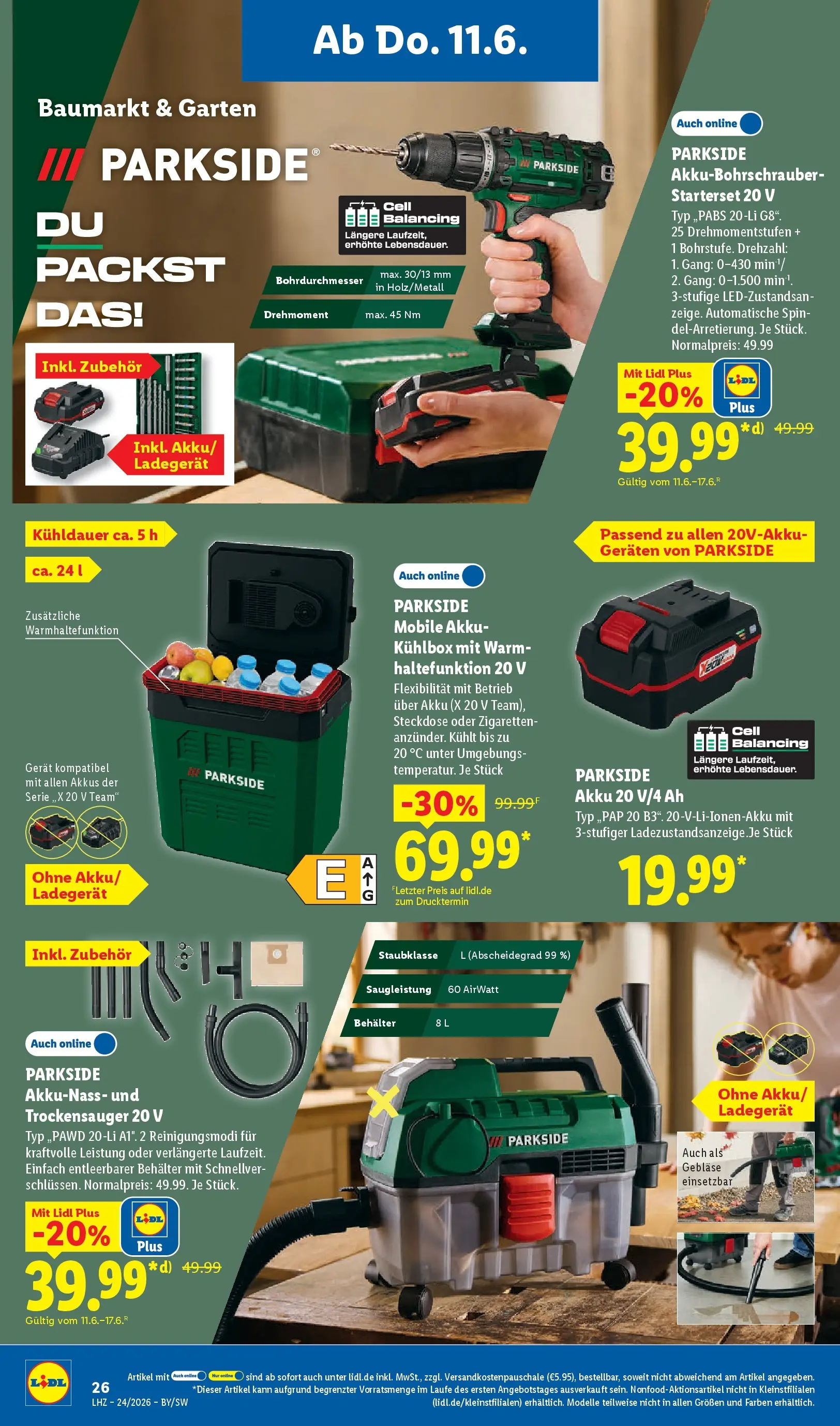 Lidl Prospekt Weikersheim (ab 07.06.2026) » Angebote online | Seite: 46 | Produkte: Steckdose, Ladegerät Lidl Prospekt Weikersheim (ab 07.06.2026) zum Blättern » Angebote | Seite: 46 | Produkte: Steckdose, Ladegerät