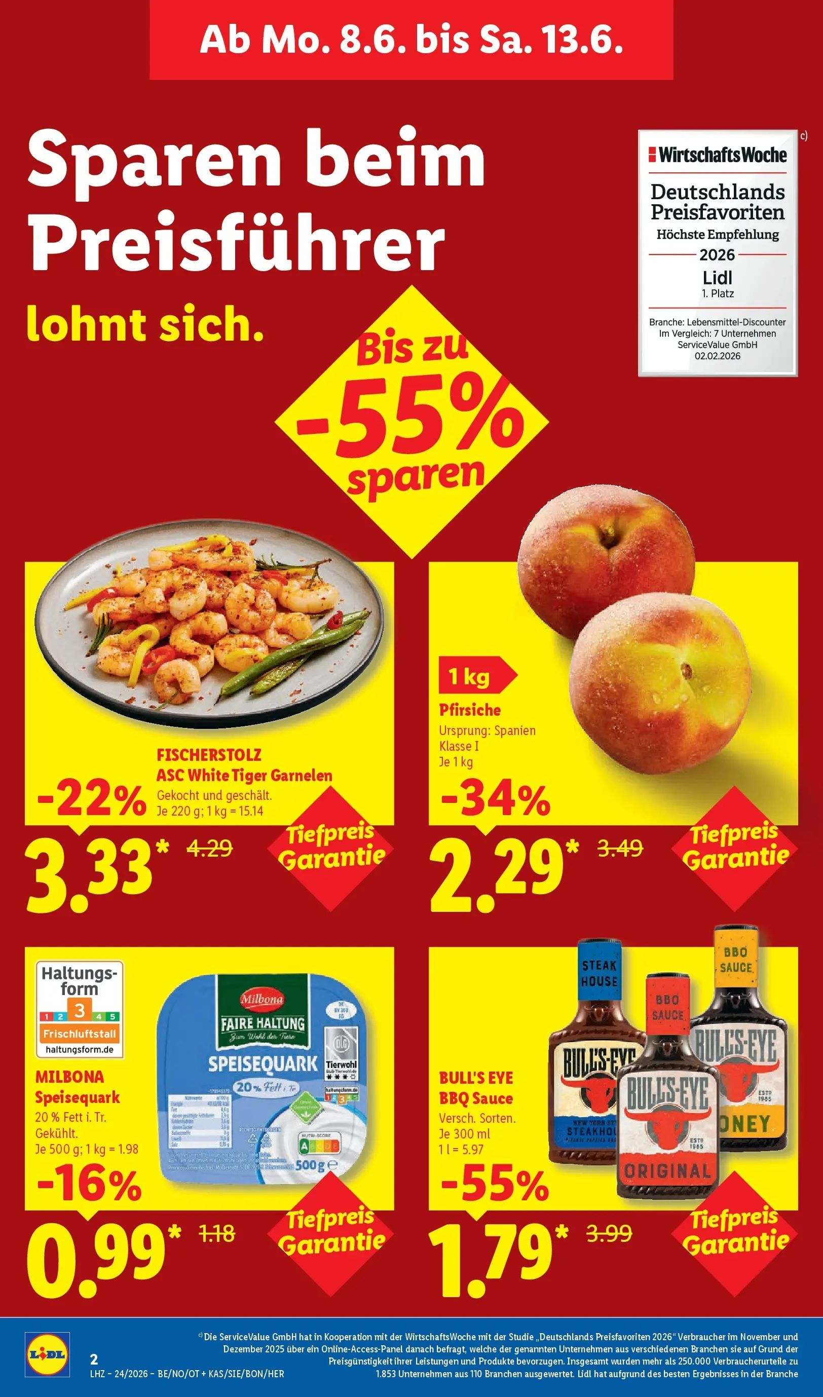 Lidl Prospekt Hagen (ab 07.06.2026) » Angebote online | Seite: 6 | Produkte: Garnelen, Tiger garnelen, Steak, Speisequark Lidl Prospekt Hagen (ab 07.06.2026) zum Blättern » Angebote | Seite: 6 | Produkte: Garnelen, Tiger garnelen, Steak, Speisequark