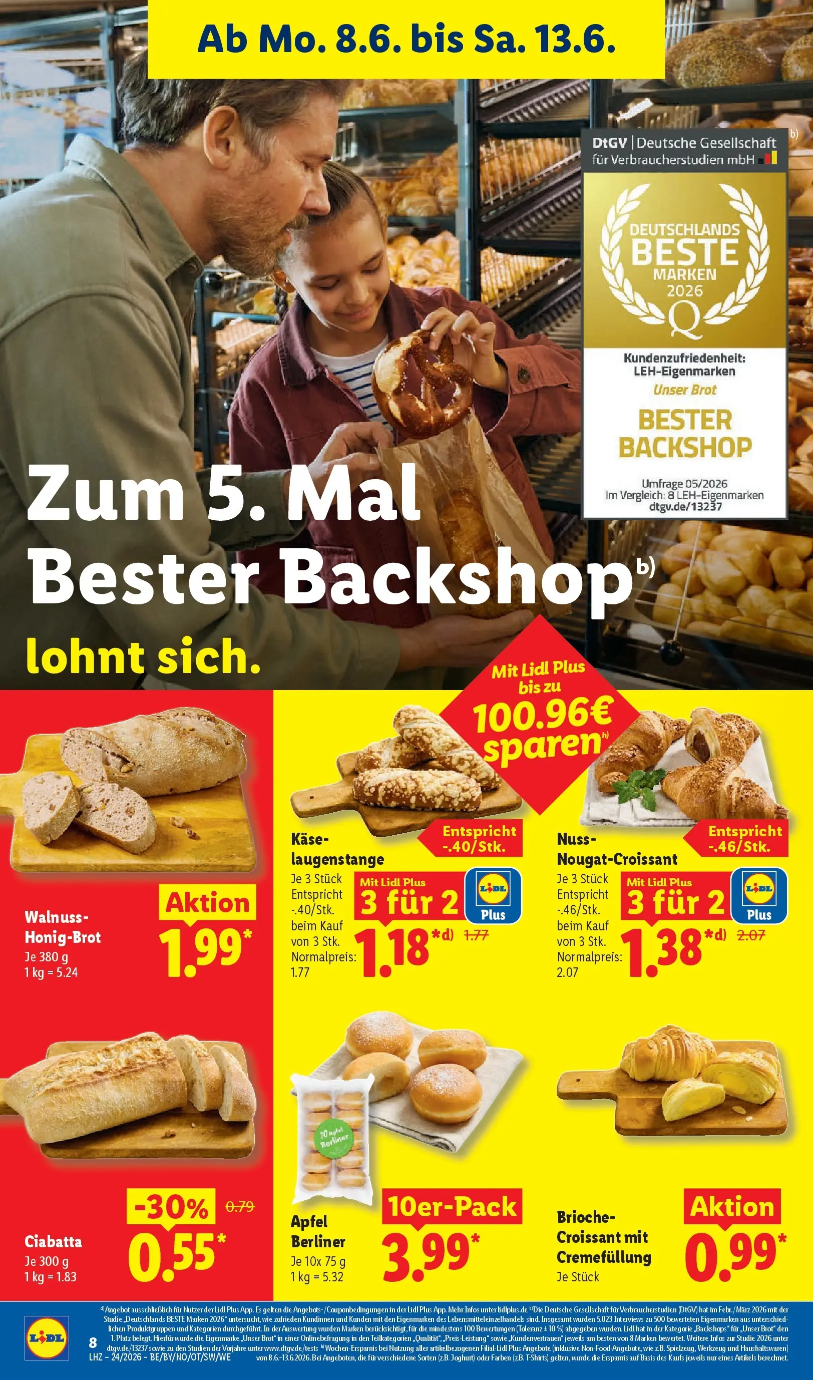 Lidl Prospekt Emlichheim (ab 07.06.2026) » Angebote online | Seite: 16 | Produkte: Käse, Joghurt, Äpfel, Brot Lidl Prospekt Emlichheim (ab 07.06.2026) zum Blättern » Angebote | Seite: 16 | Produkte: Käse, Joghurt, Äpfel, Brot