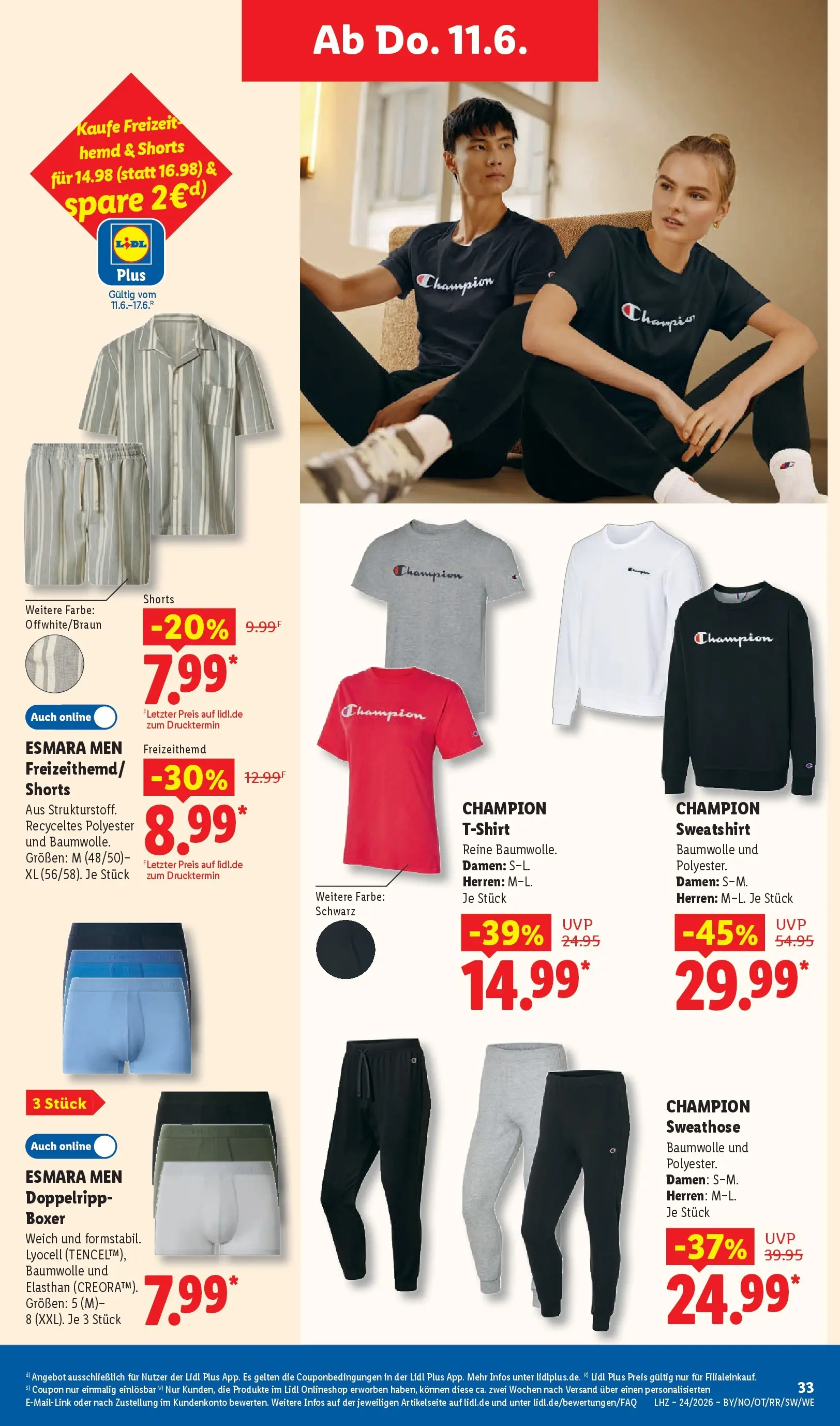 Lidl Prospekt Weikersheim (ab 07.06.2026) » Angebote online | Seite: 59 | Produkte: Sweathose, Sweatshirt, Hemd, Boxer Lidl Prospekt Weikersheim (ab 07.06.2026) zum Blättern » Angebote | Seite: 59 | Produkte: Sweathose, Sweatshirt, Hemd, Boxer