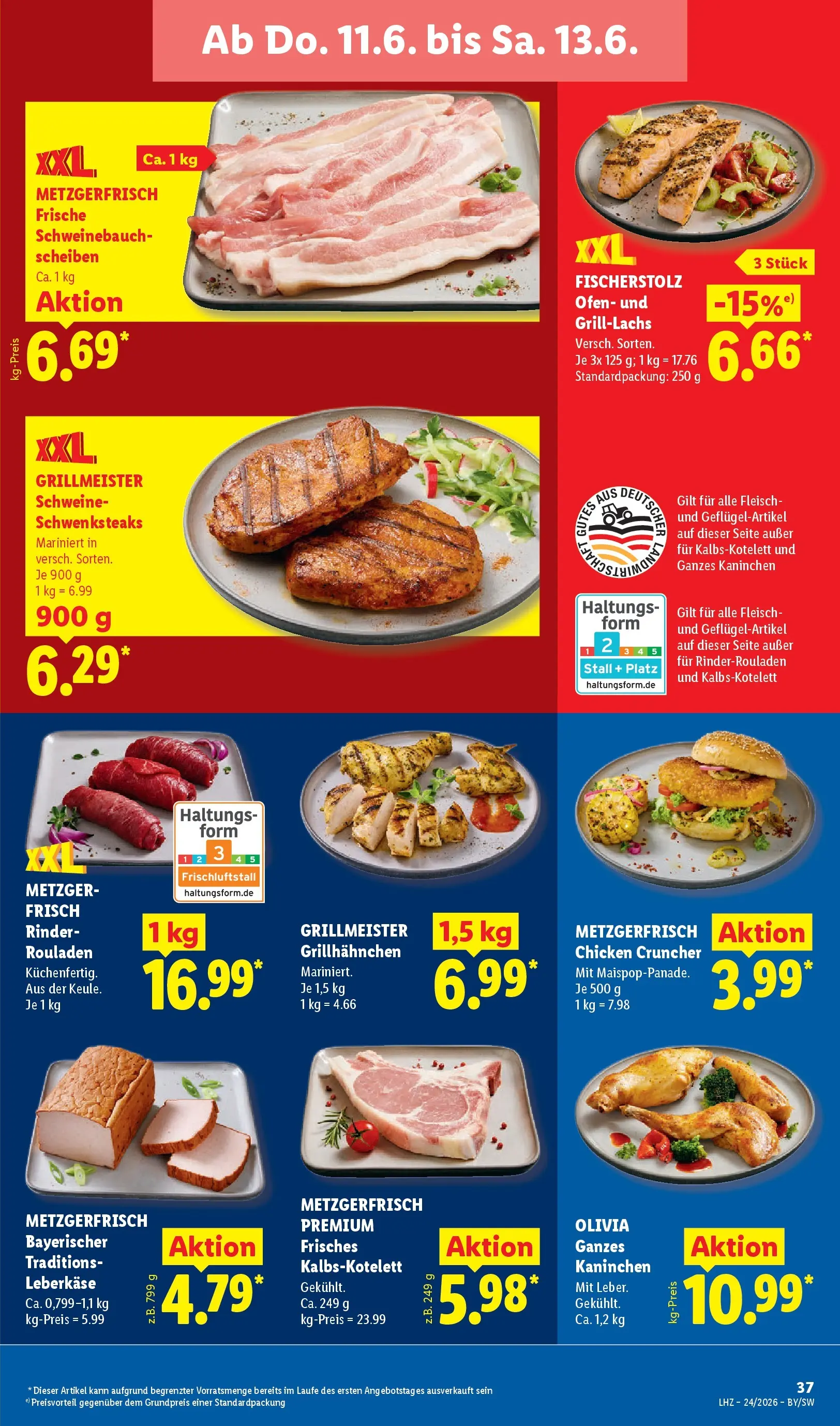 Lidl Prospekt Weikersheim (ab 07.06.2026) » Angebote online | Seite: 67 | Produkte: Ofen, Kaninchen, Fleisch, Leberkase Lidl Prospekt Weikersheim (ab 07.06.2026) zum Blättern » Angebote | Seite: 67 | Produkte: Ofen, Kaninchen, Fleisch, Leberkase