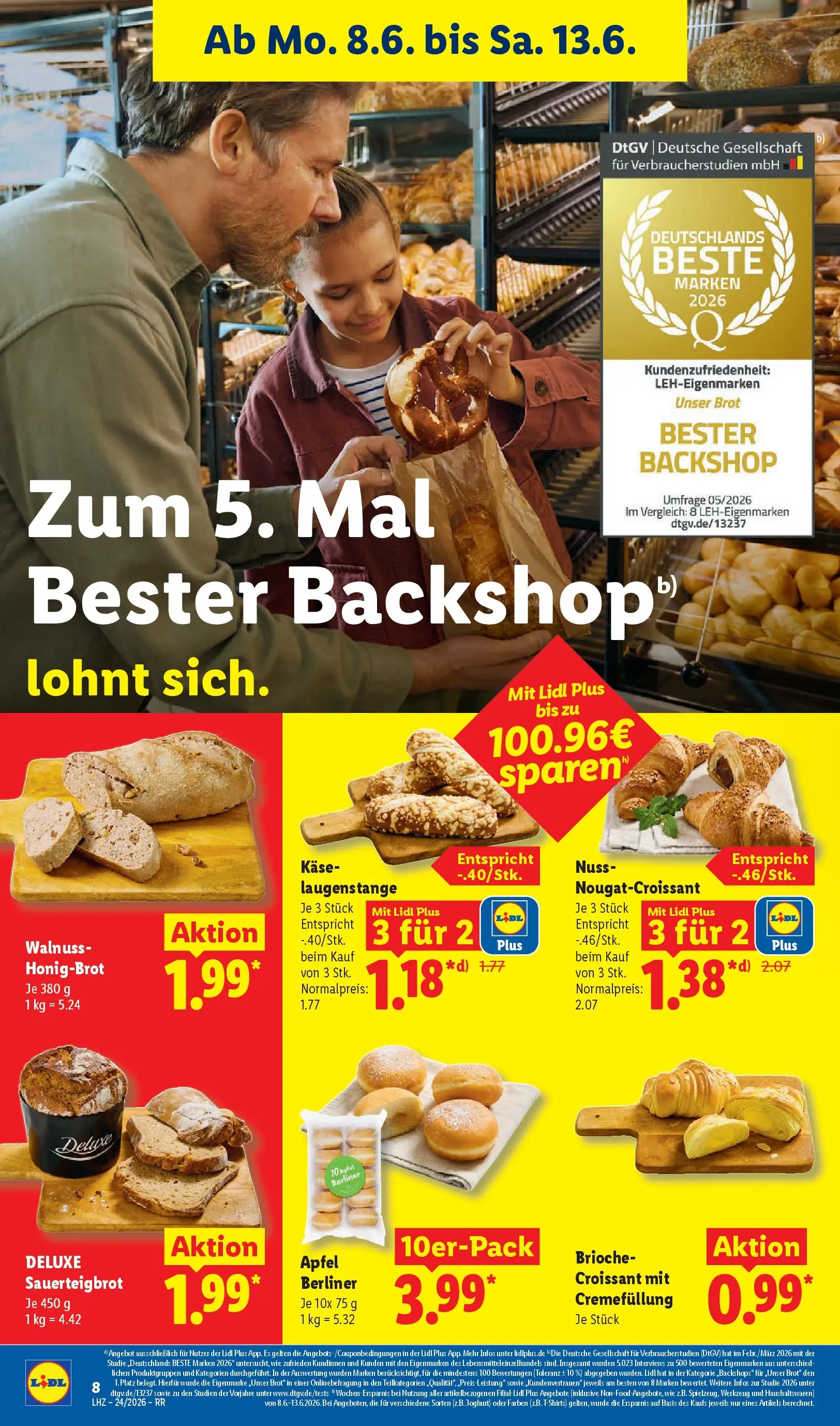 Lidl Prospekt Hagen (ab 07.06.2026) » Angebote online | Seite: 16 | Produkte: Joghurt, Äpfel, Croissant, Brot Lidl Prospekt Hagen (ab 07.06.2026) zum Blättern » Angebote | Seite: 16 | Produkte: Joghurt, Äpfel, Croissant, Brot
