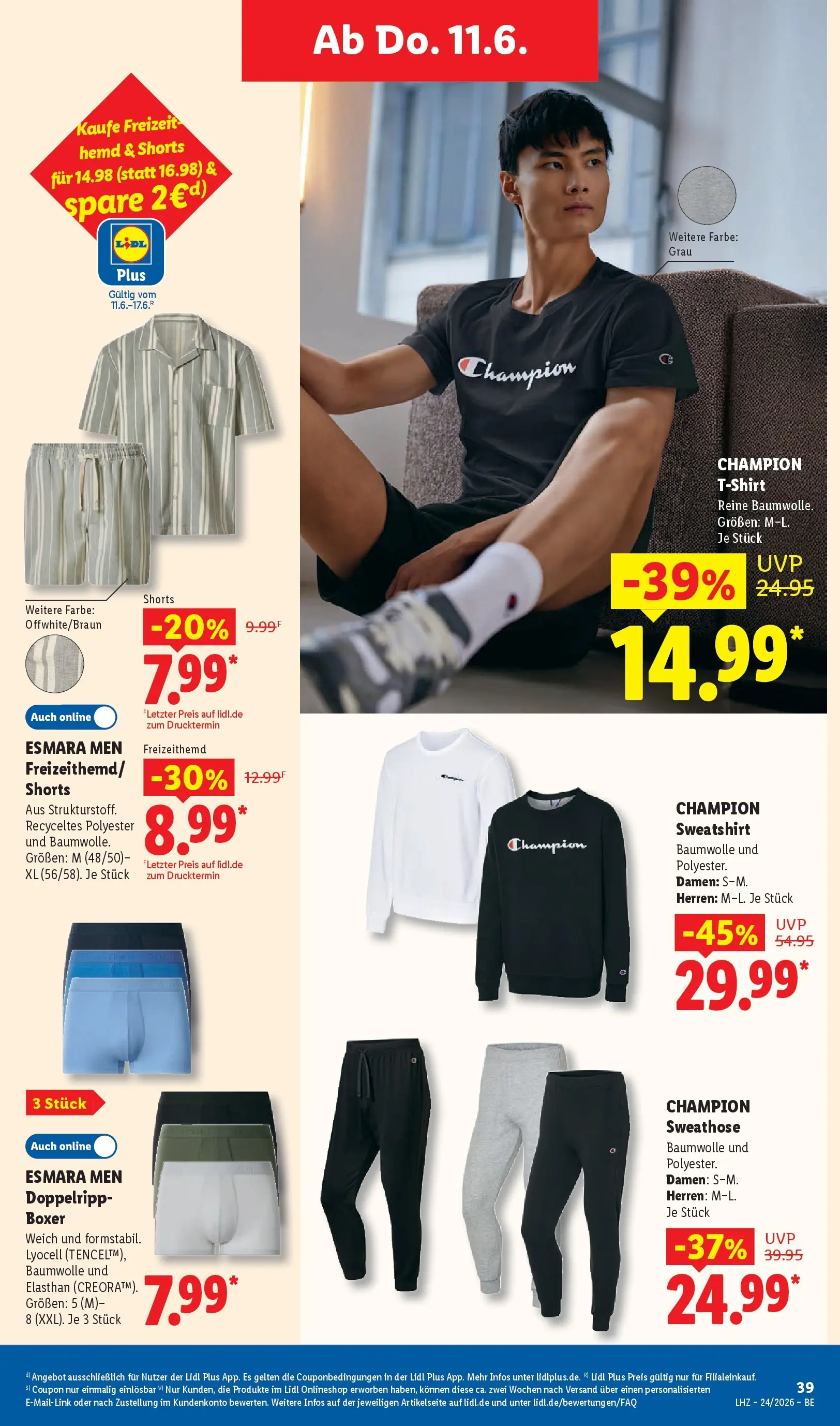 Lidl Prospekt Mahlow (ab 07.06.2026) » Angebote online | Seite: 63 | Produkte: Sweatshirt, Freizeithemd, Hemd, Boxer Lidl Prospekt Mahlow (ab 07.06.2026) zum Blättern » Angebote | Seite: 63 | Produkte: Sweatshirt, Freizeithemd, Hemd, Boxer