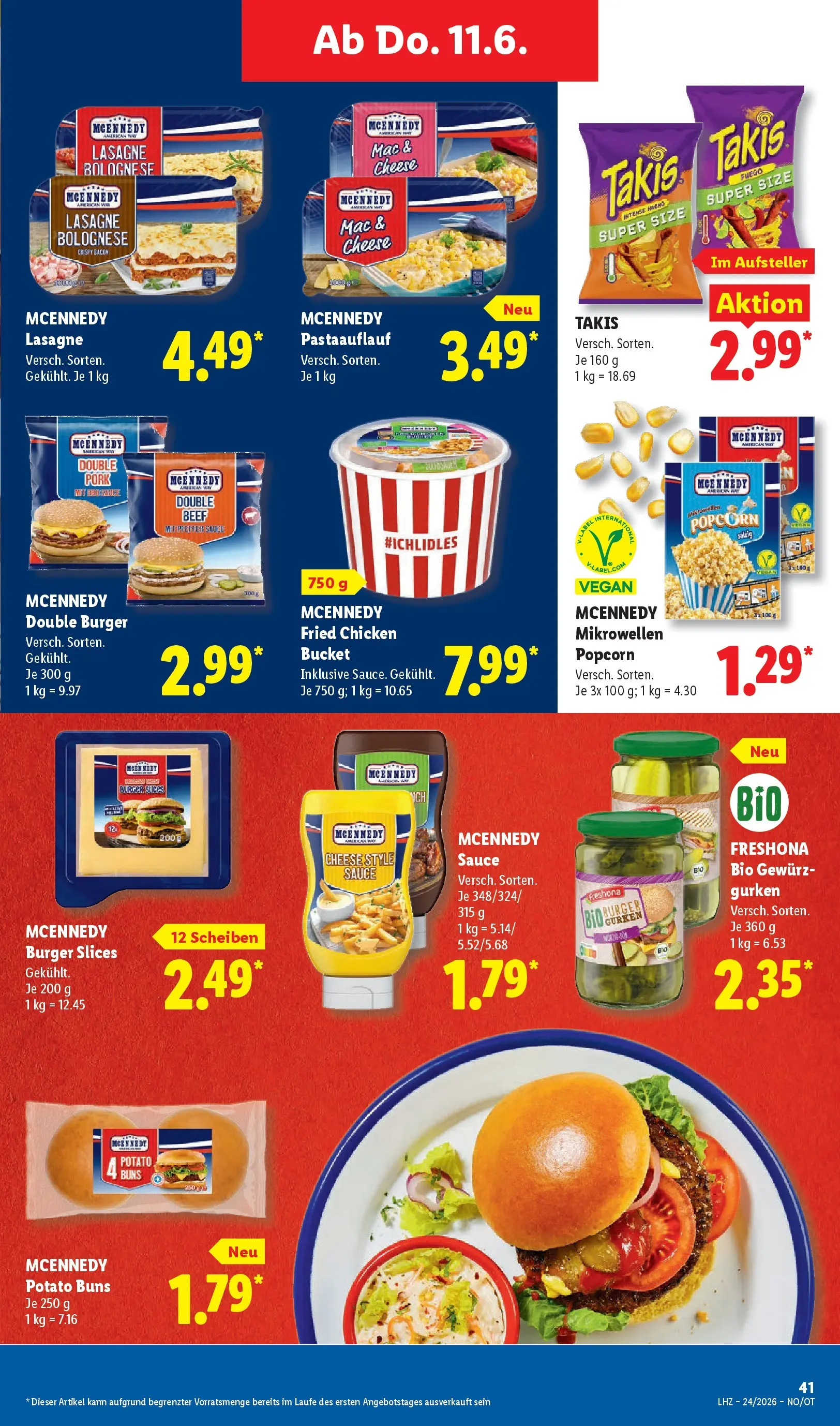 Lidl Prospekt Emlichheim (ab 07.06.2026) » Angebote online | Seite: 65 | Produkte: Burger, Pfeffer, Gurken Lidl Prospekt Emlichheim (ab 07.06.2026) zum Blättern » Angebote | Seite: 65 | Produkte: Burger, Pfeffer, Gurken